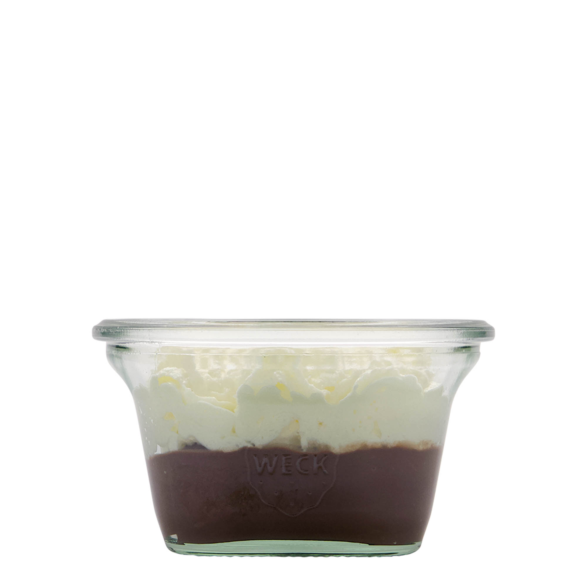 290 ml WECK-Quadroglas, kvadratno, otvor: okrugli rub