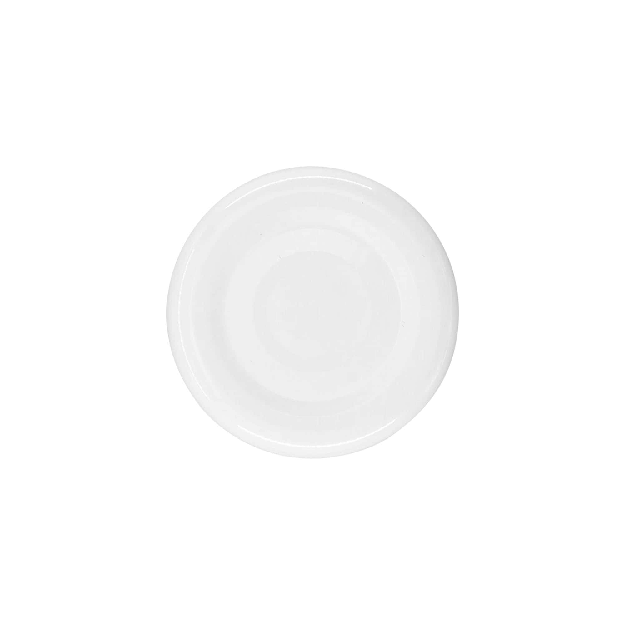 Twist-Off poklopac, limen, beo, za otvor: TO 38 Twist-Off poklopac, limen, beo, za otvor: TO 38