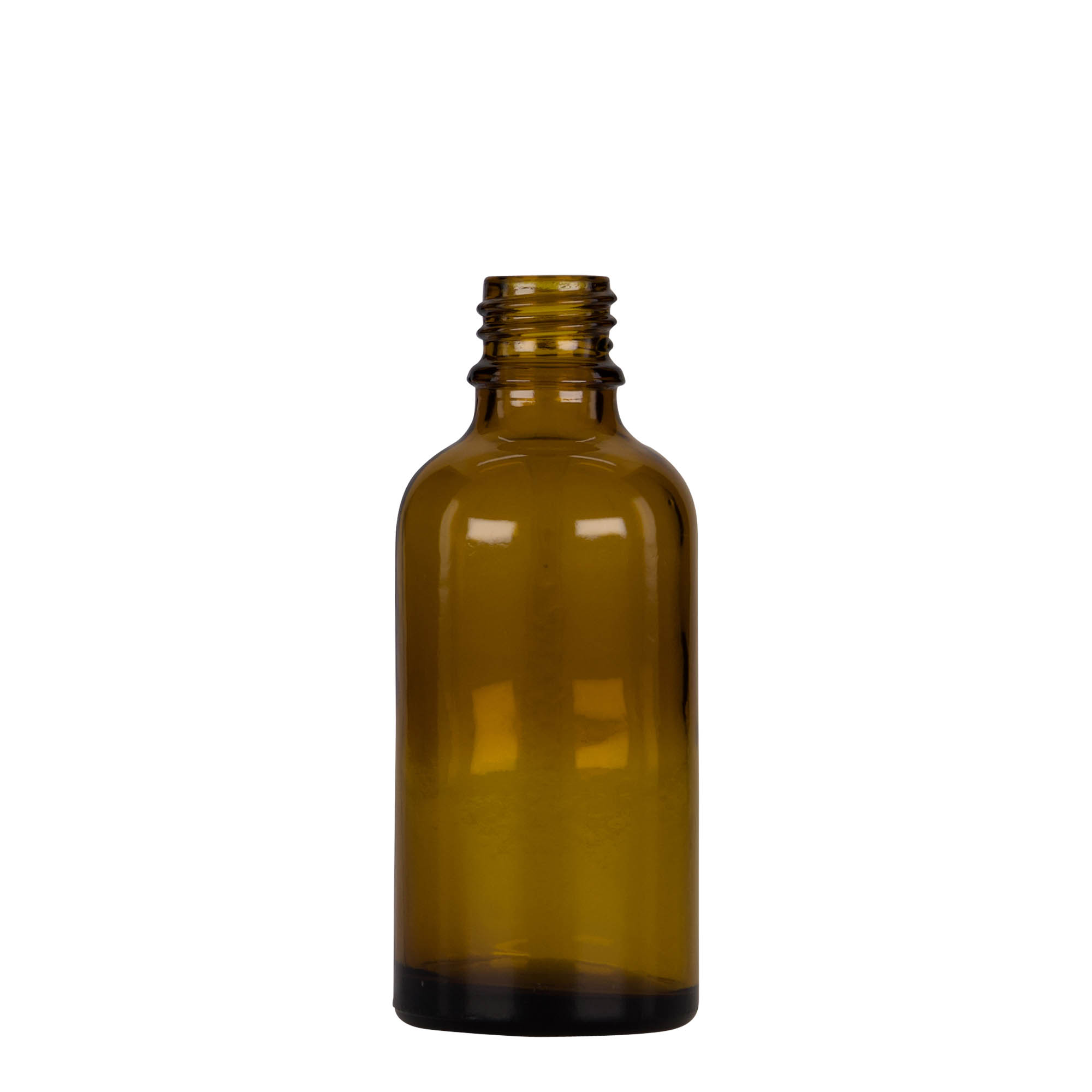 50 ml bočica sa pipetom, medicinska, staklena, braon-crna, otvor: DIN 18