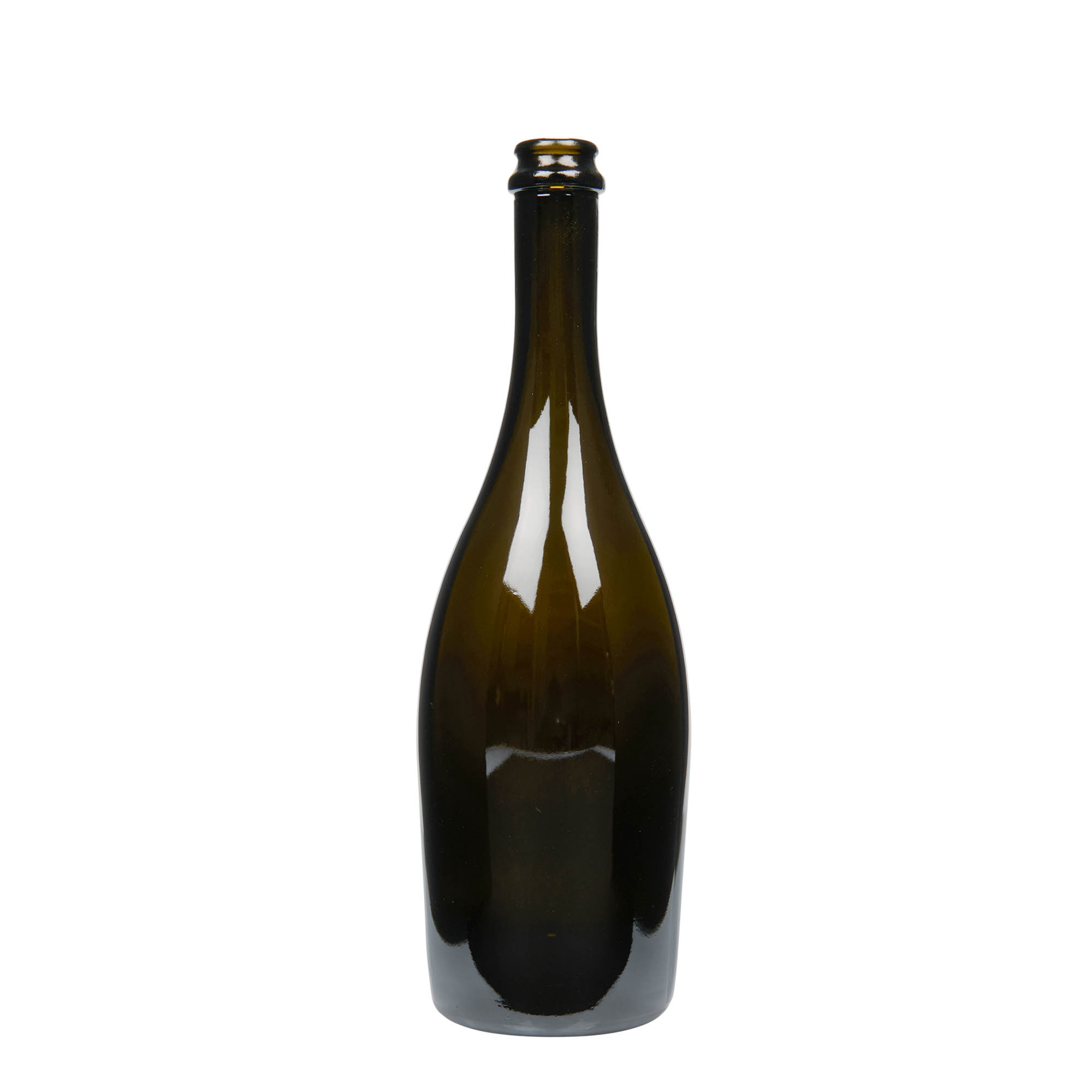 750 ml flaša šampanjca 'Carmen', staklo, antikno zeleno, otvor: krunski čep 750 ml flaša šampanjca 'Carmen', staklo, antikno zeleno, otvor: krunski čep