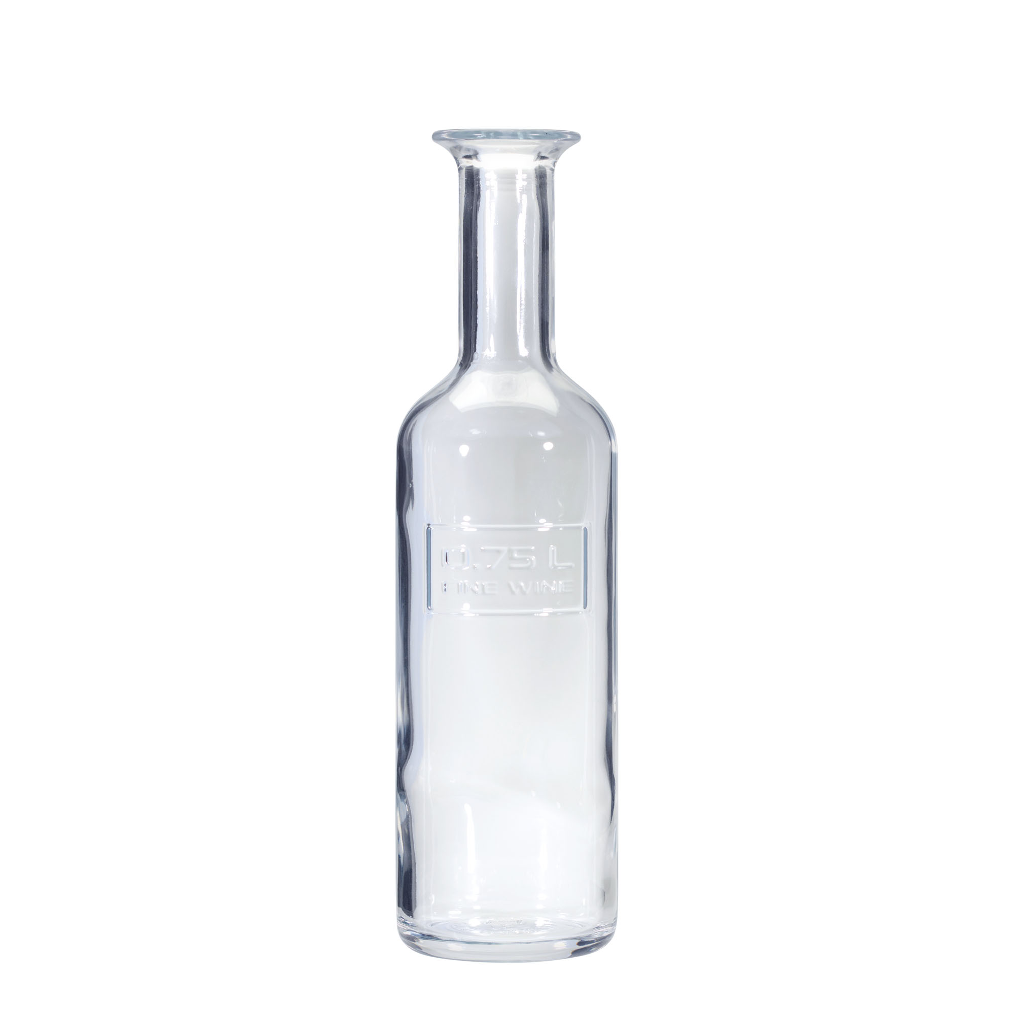 750 ml staklena boca 'Optima Fine Wine', otvor: plutani čep