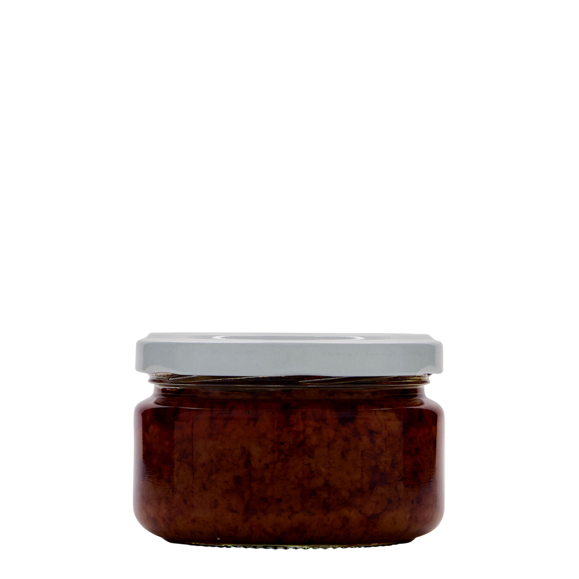 230 ml pljosnata okrugla tegla, otvor: Twist-Off (TO 82) 230 ml pljosnata okrugla tegla, otvor: Twist-Off (TO 82)