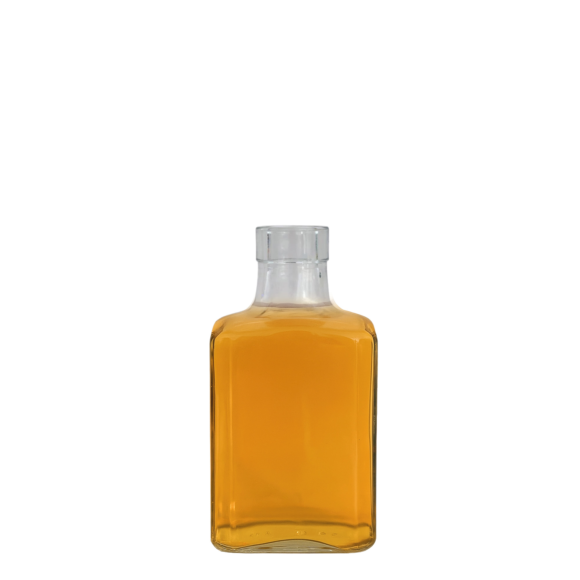 250 ml staklena flaša 'Decanter Quadro Oberband', kvadratna, grlo: čep 250 ml staklena flaša 'Decanter Quadro Oberband', kvadratna, grlo: čep