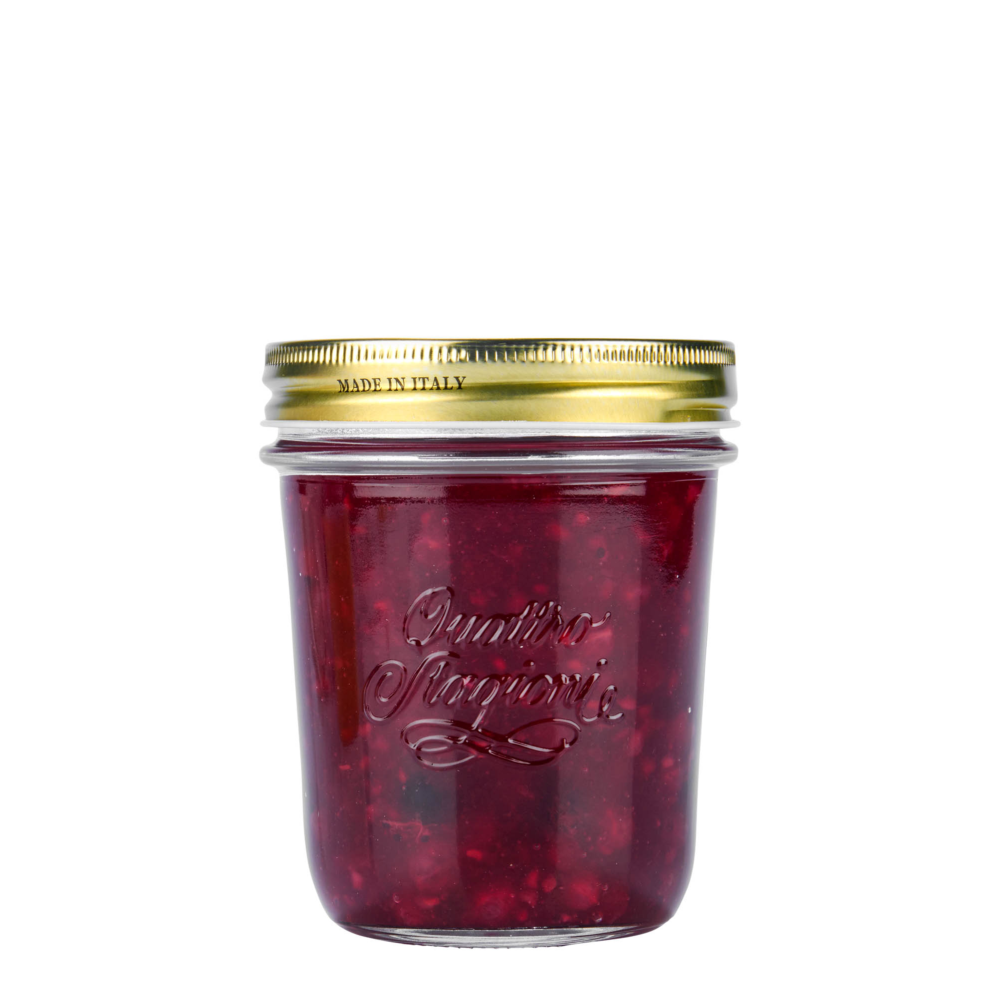 320 ml Staklena tegla 'Quattro Stagioni', otvor: navojni poklopac 320 ml Staklena tegla 'Quattro Stagioni', otvor: navojni poklopac