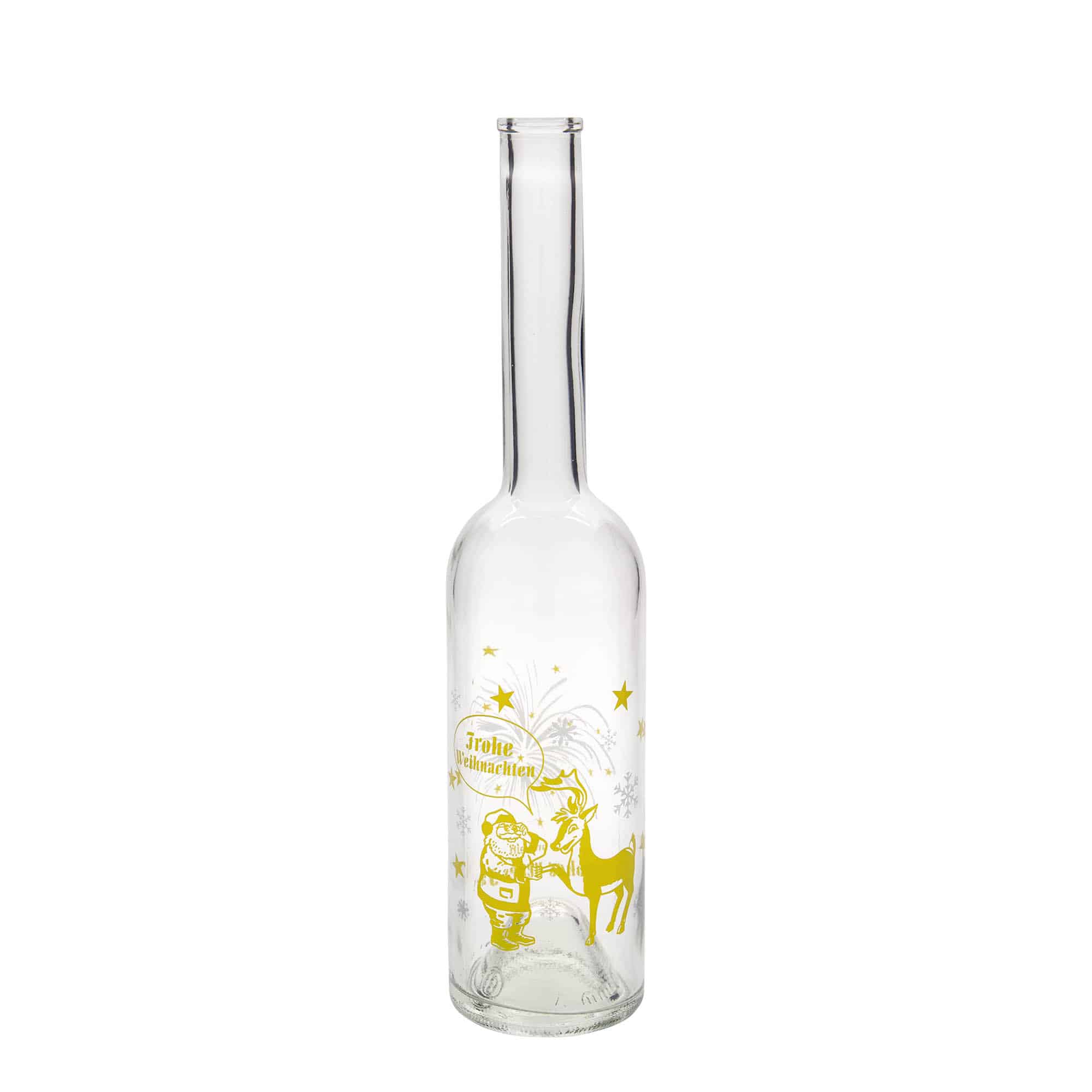 500 ml staklena flaša 'Opera', motiv: vatromet, grlo: plutа