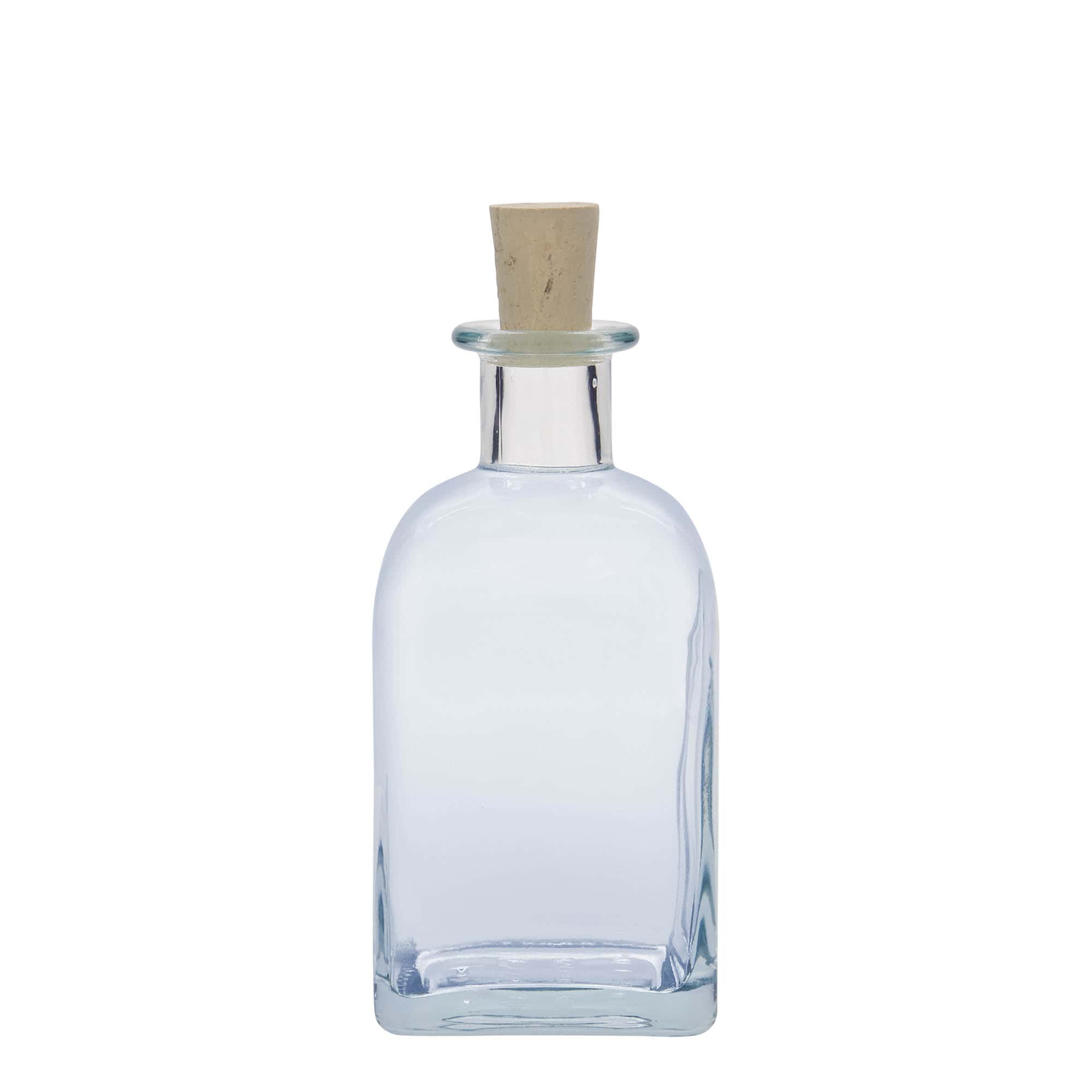 350 ml staklena flaša Apotheker Carré, kvadratna, otvor: pluta