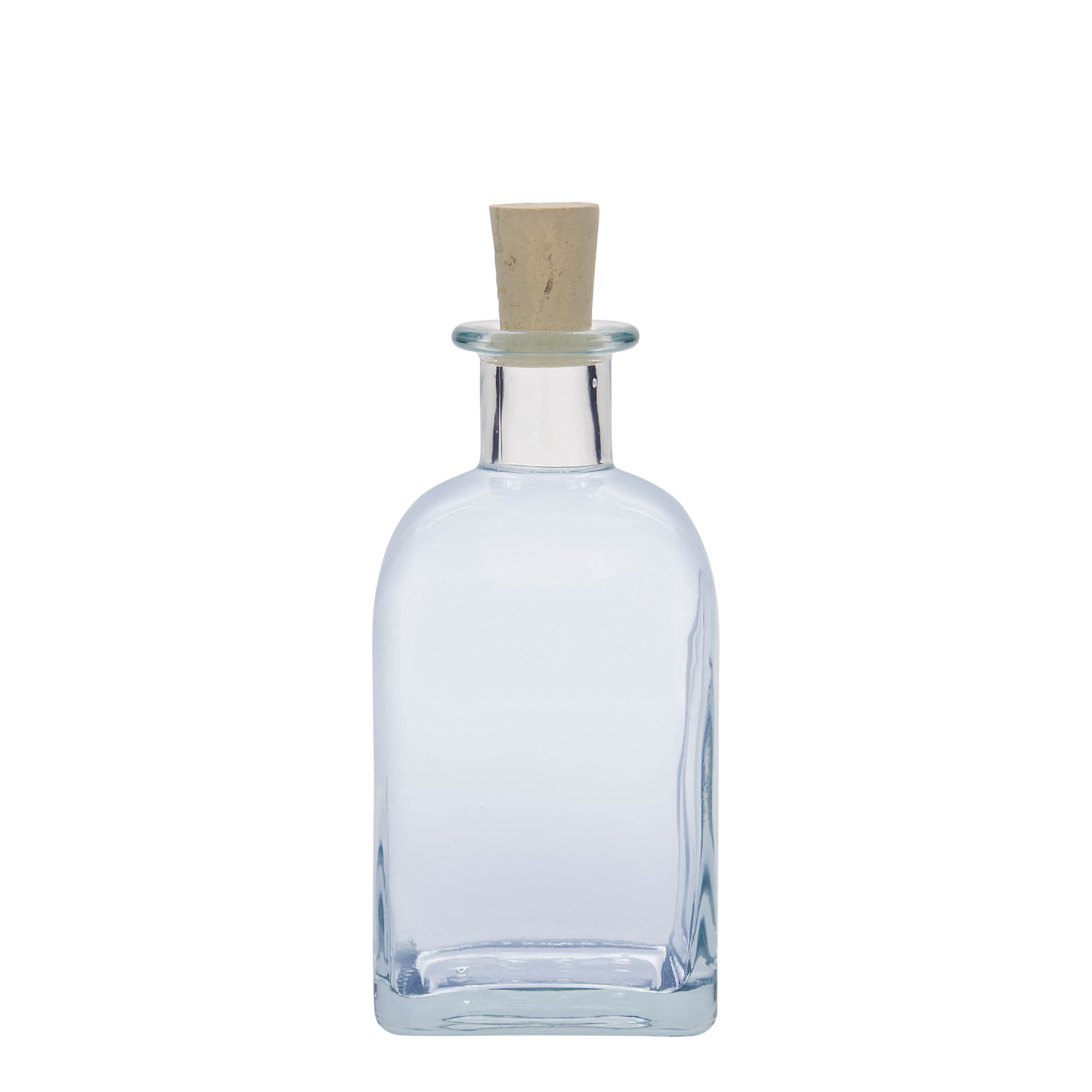 350 ml staklena flaša Apotheker Carré, kvadratna, otvor: pluta