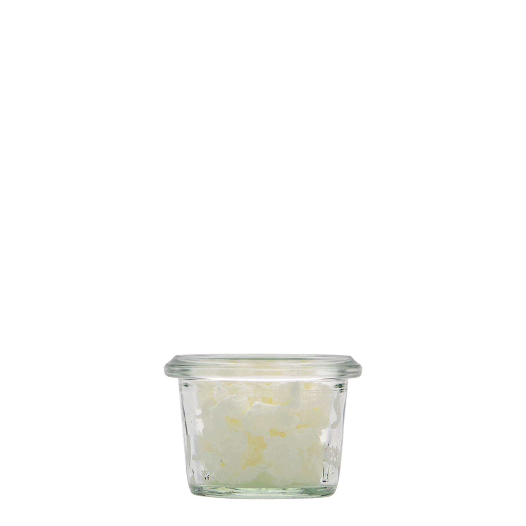 35 ml WECK staklena tegla sa širokim otvorom, usta: okrugli rub 35 ml WECK staklena tegla sa širokim otvorom, usta: okrugli rub