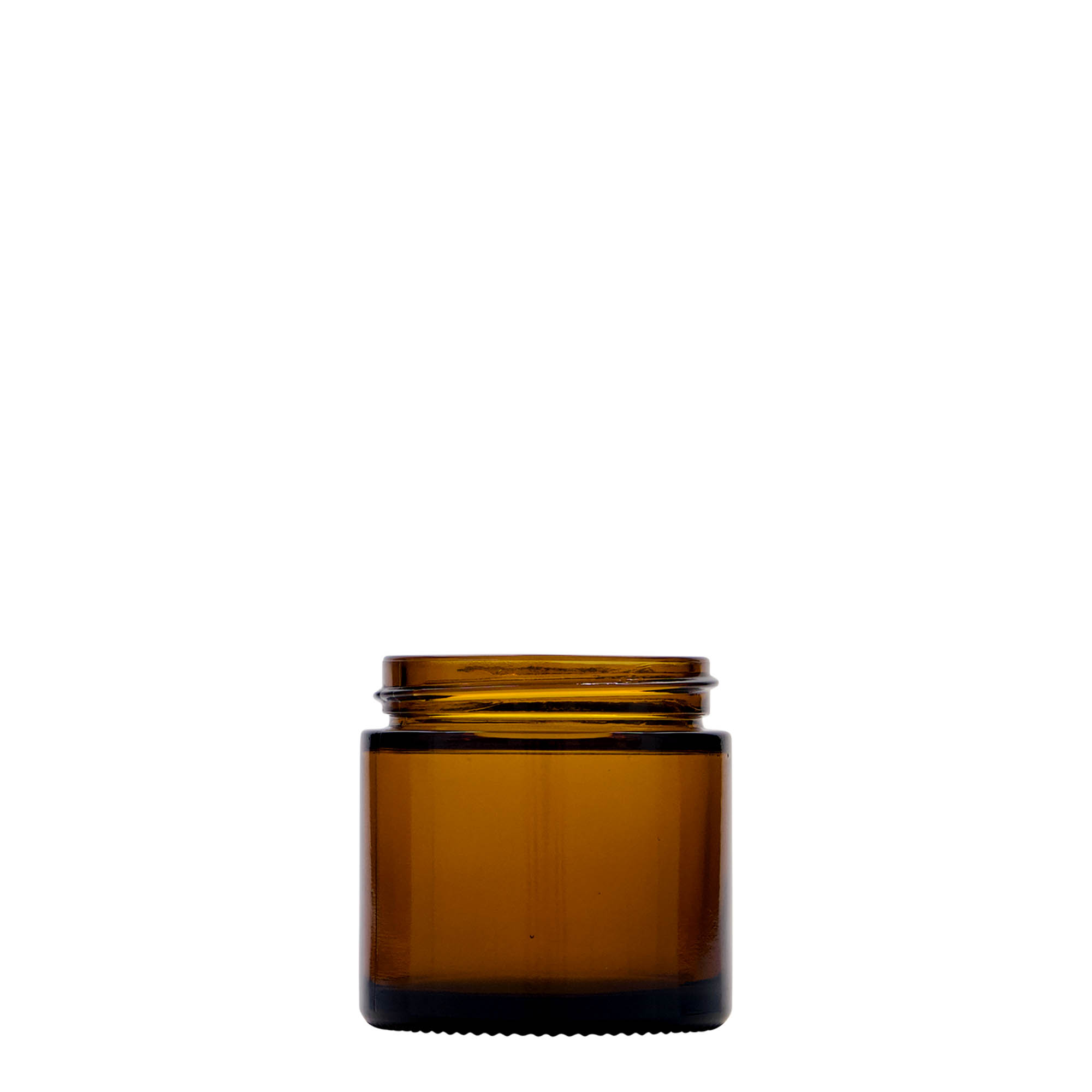60 ml teglu 'Brown Line', staklo, braon, otvor: navojni zatvarač
