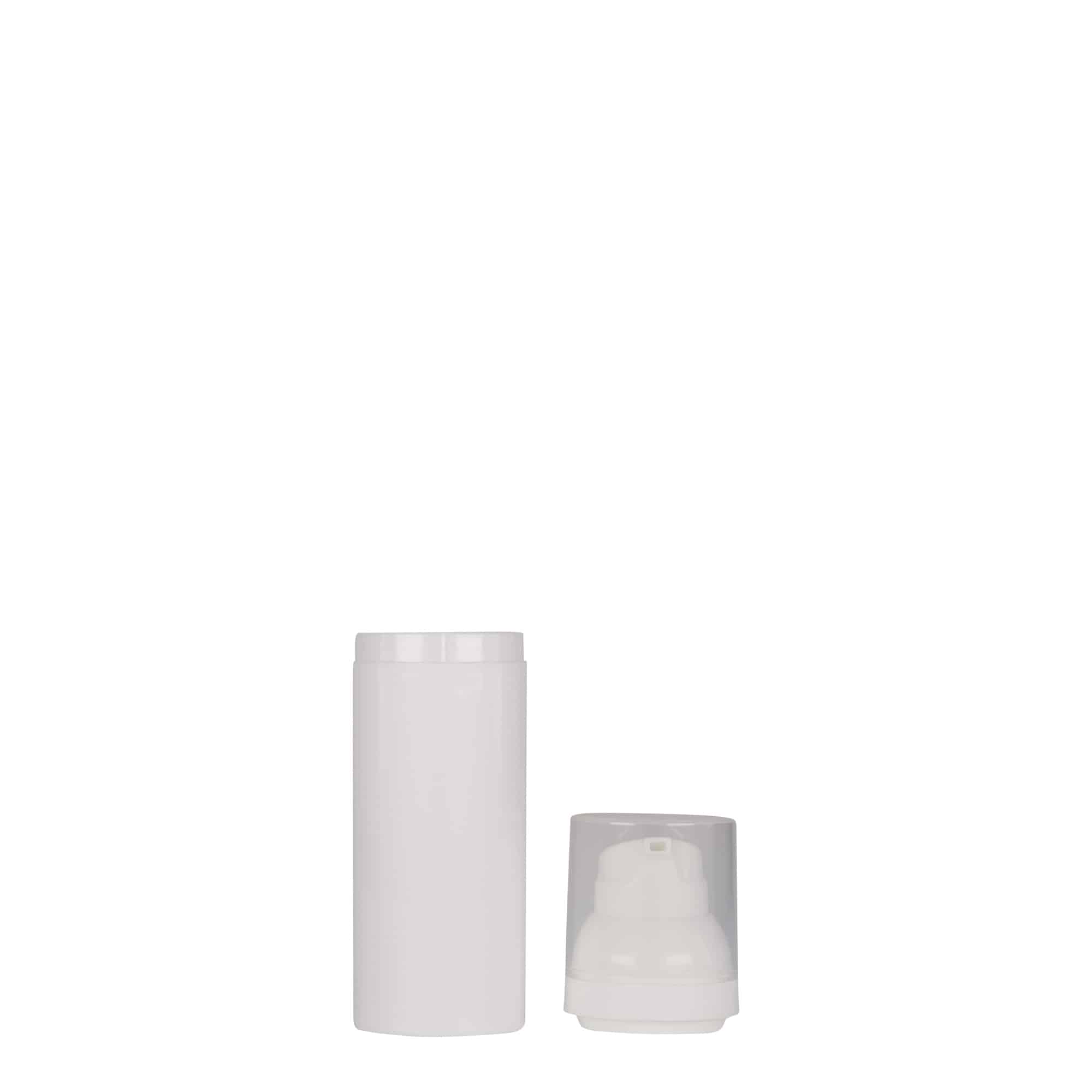 50 ml Airless dozer 'Mezzo', PP-plastika, bela