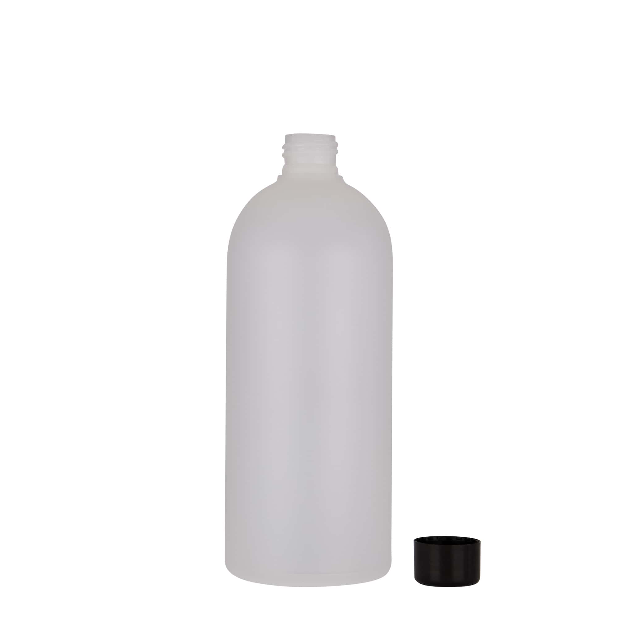 500 ml plastična flaša 'Tuffy', HDPE, prirodna, grlo: 24/410
