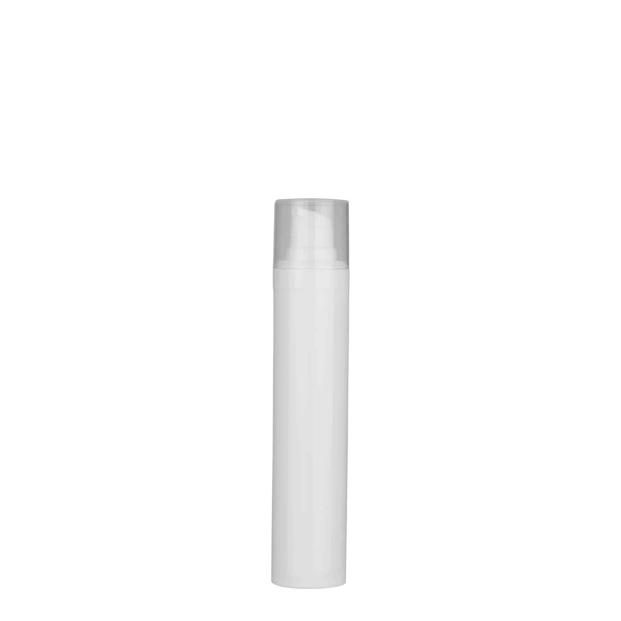 50 ml Airless dozer 'Micro', PP-plastika, beo