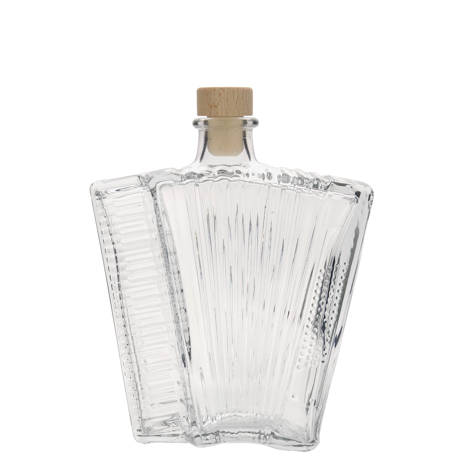500 ml staklena boca 'Akkordeon', otvor: pluta 500 ml staklena boca 'Akkordeon', otvor: pluta