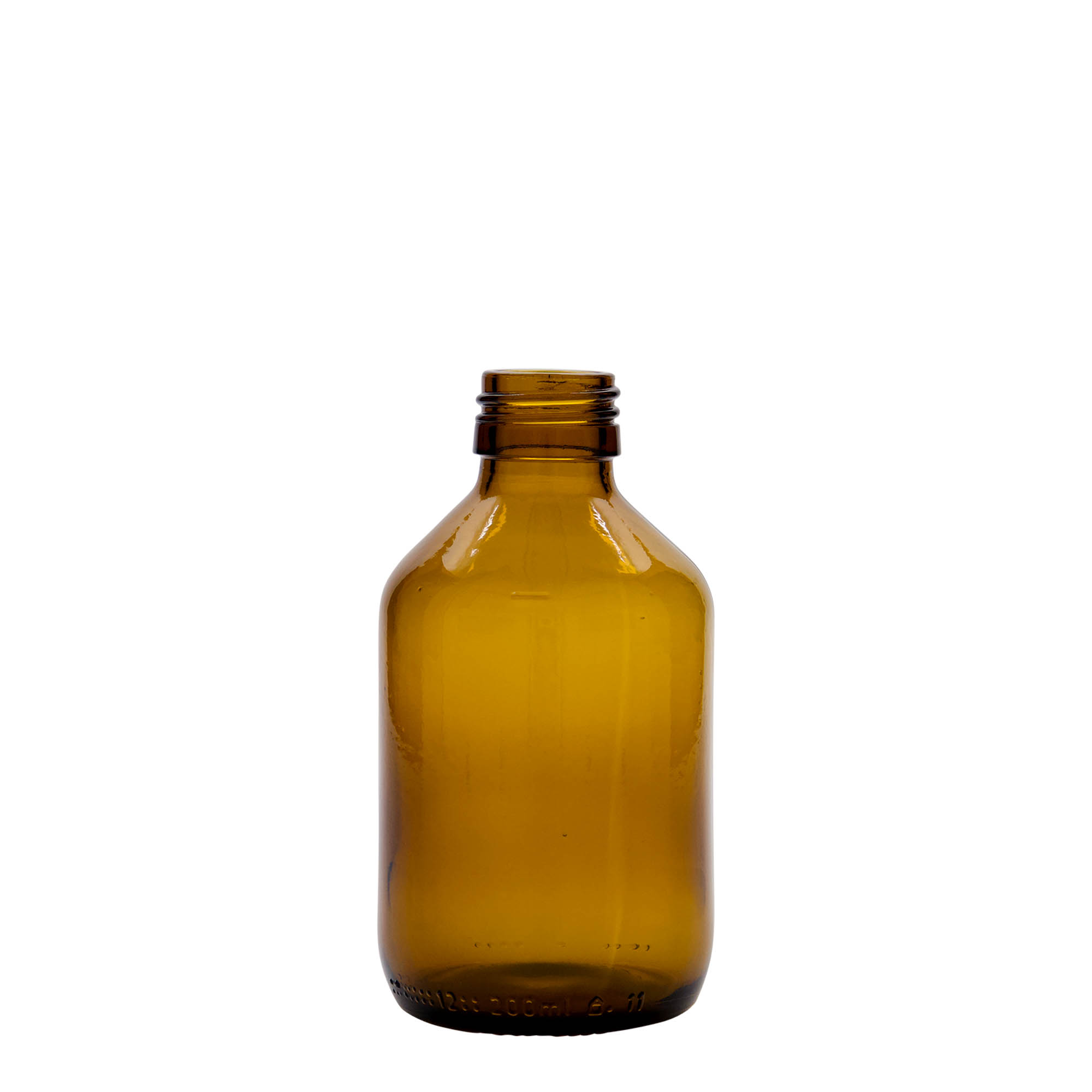 200 ml medicinska bočica, braon, staklo, grlo: PP 28 200 ml medicinska bočica, braon, staklo, grlo: PP 28