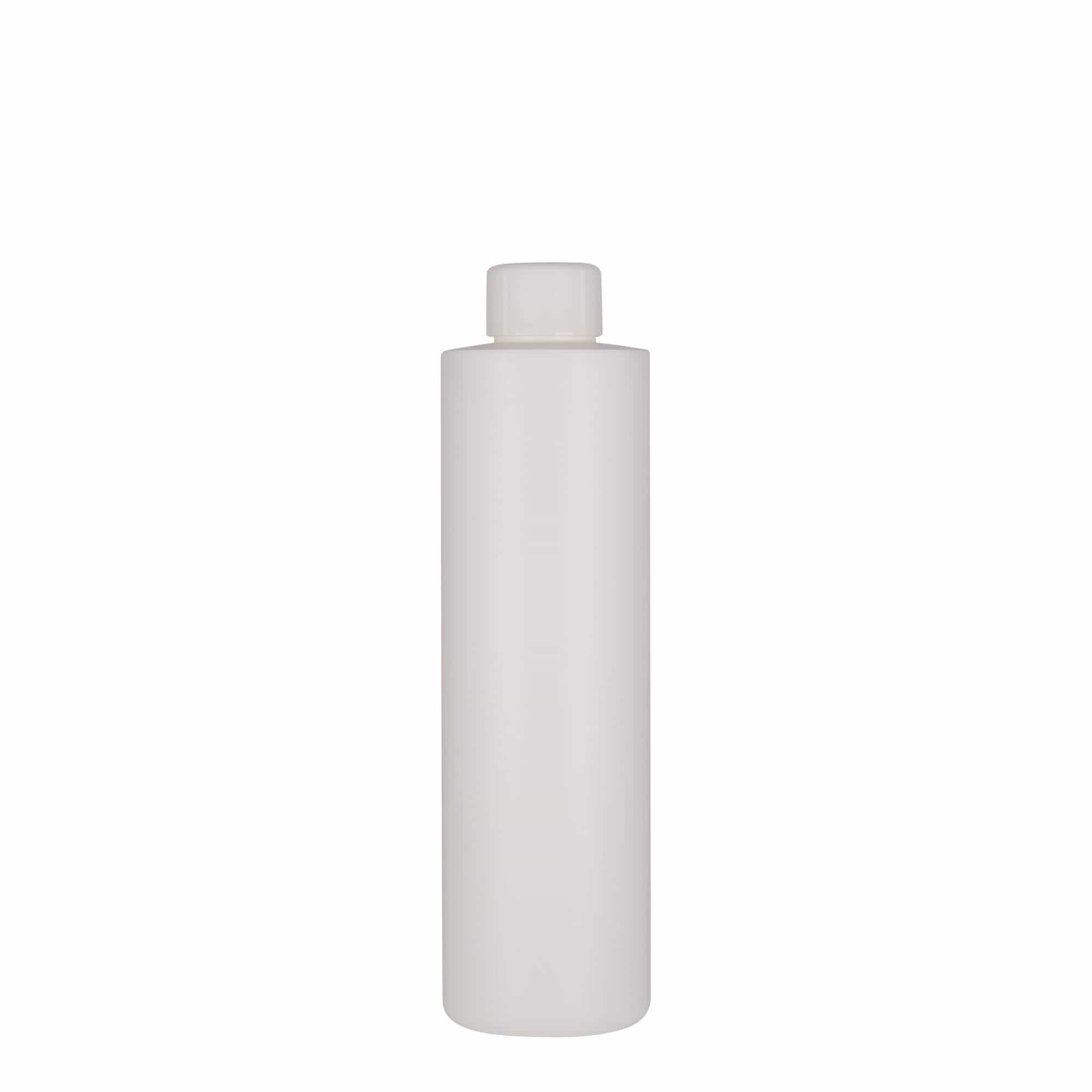 250 ml plastična flaša 'Pipe', HDPE, bela, grlo: 24/410