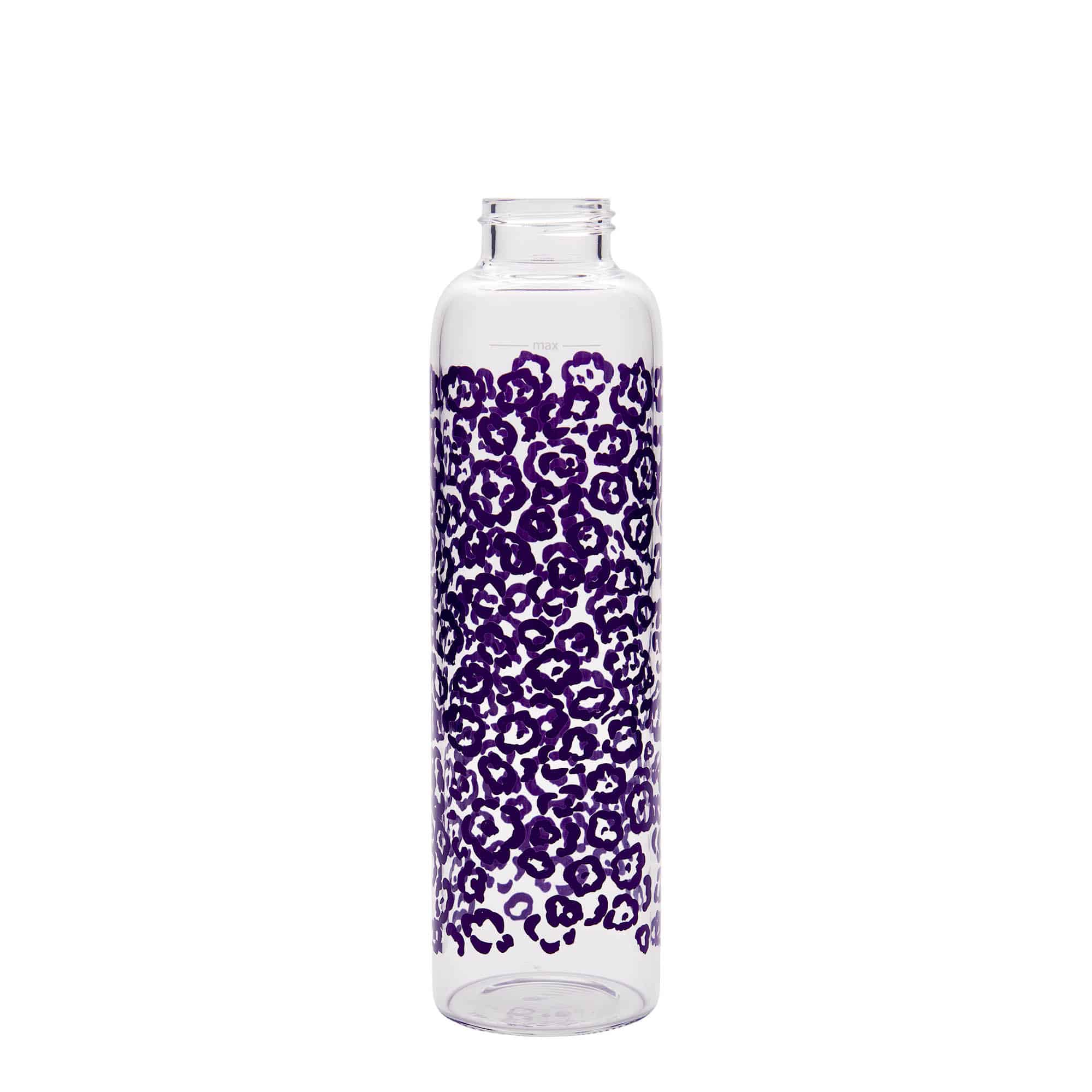 500 ml boca za piće 'Perseus - Ljubičasto cveće', otvor: navojni poklopac