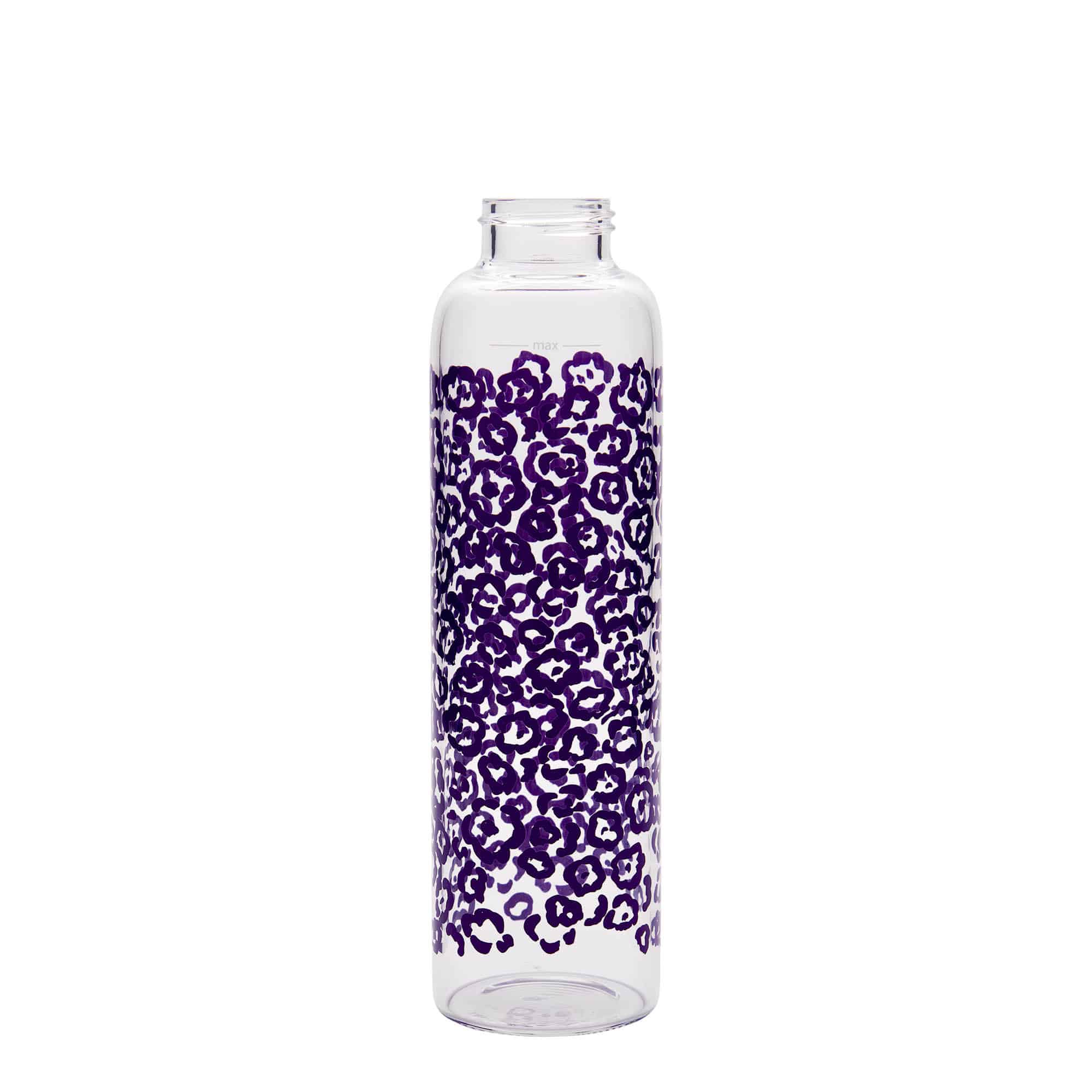 500 ml boca za piće 'Perseus - Ljubičasto cveće', otvor: navojni poklopac