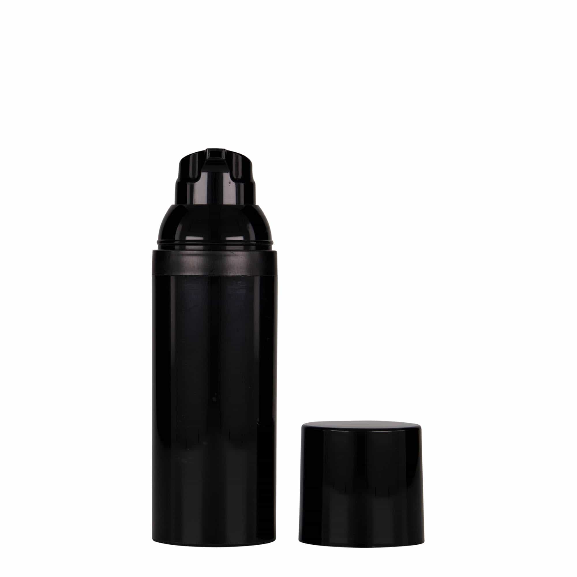50 ml Airless dozator 'Mezzo', PP-plastika, crni