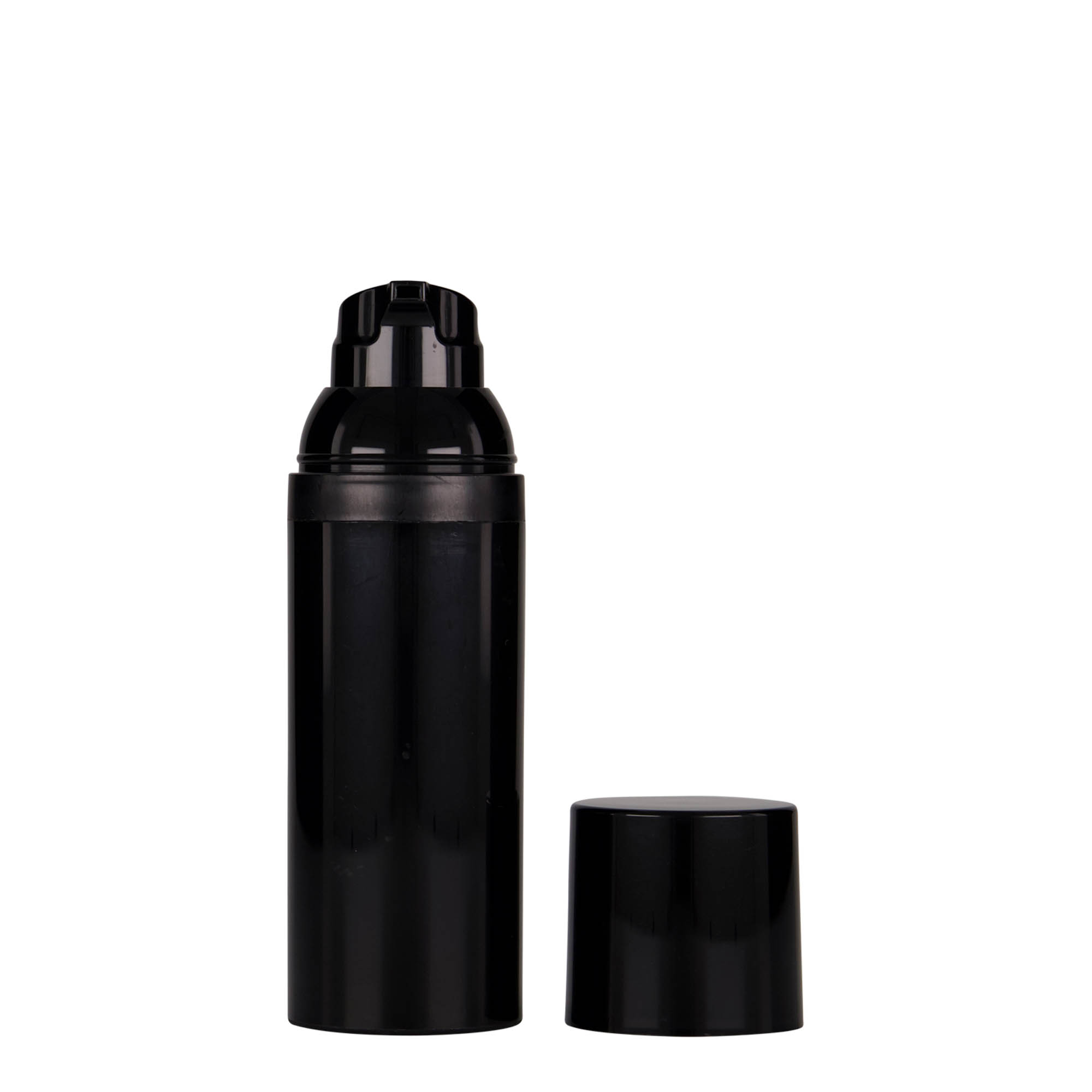50 ml Airless dozator 'Mezzo', PP-plastika, crni