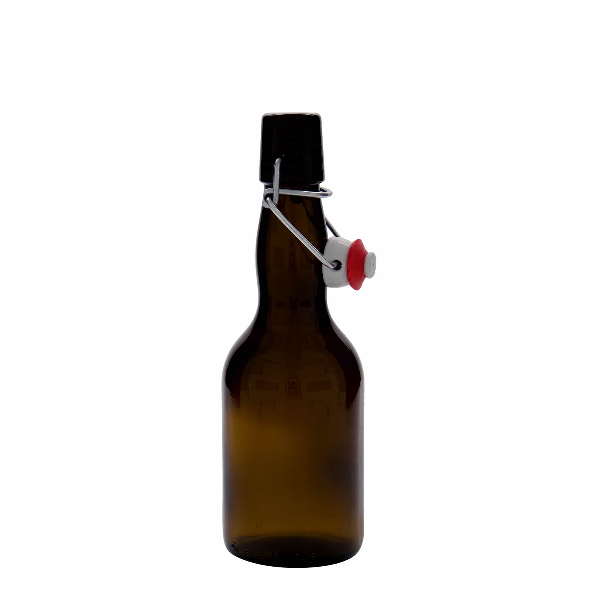330 ml pivska flaša sa uskim vratom, staklo, braon, otvor: zatvarač sa kopčom 330 ml pivska flaša sa uskim vratom, staklo, braon, otvor: zatvarač sa kopčom