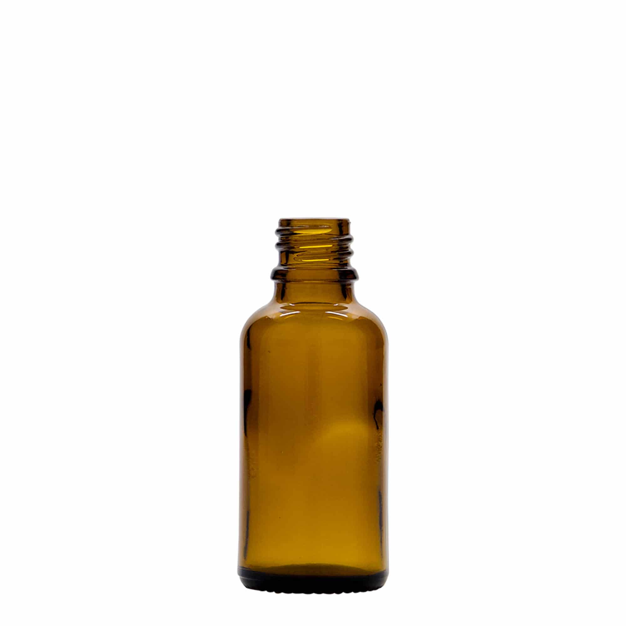 30 ml bočica sa raspršivačem, medicinska, staklena, braon, otvor: DIN 18