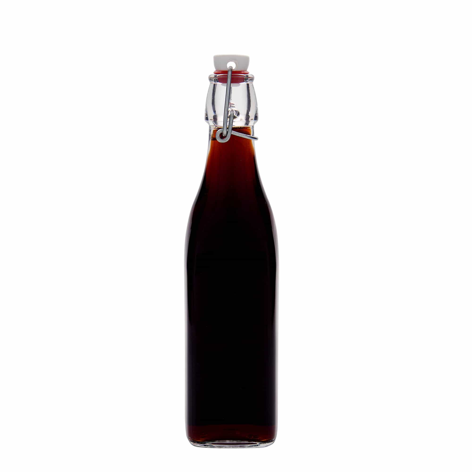 500 ml staklena flaša 'Swing, kvadratna, otvor: zatvarač sa polugom'