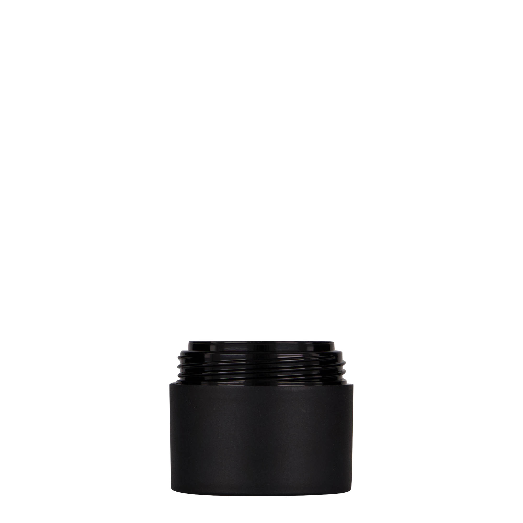 30 ml plastična posuda 'Antonella', PP, crna, otvor: navojni zatvarač
