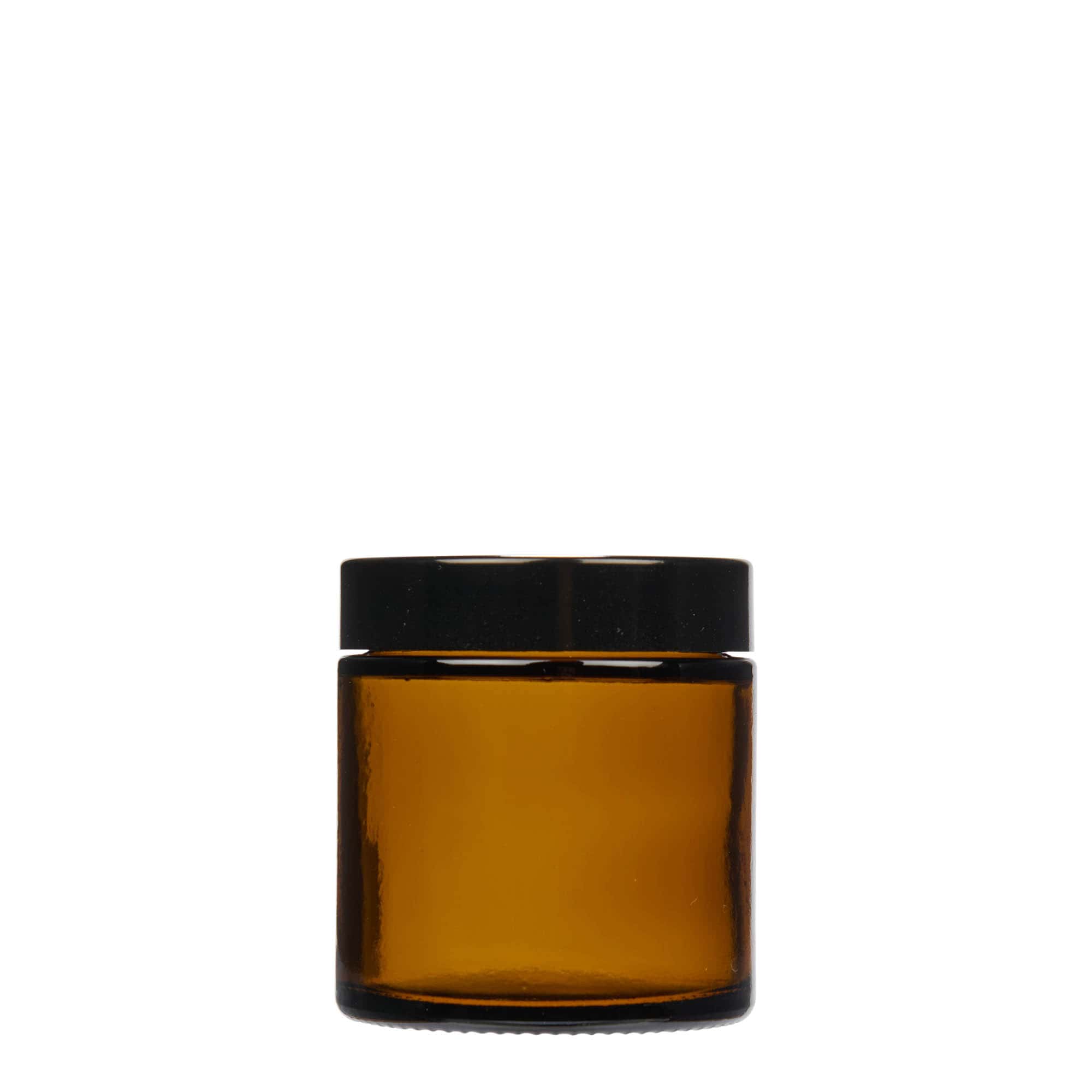 120 ml teglu 'Brown Line', staklo, braon, otvor: navojni zatvarač