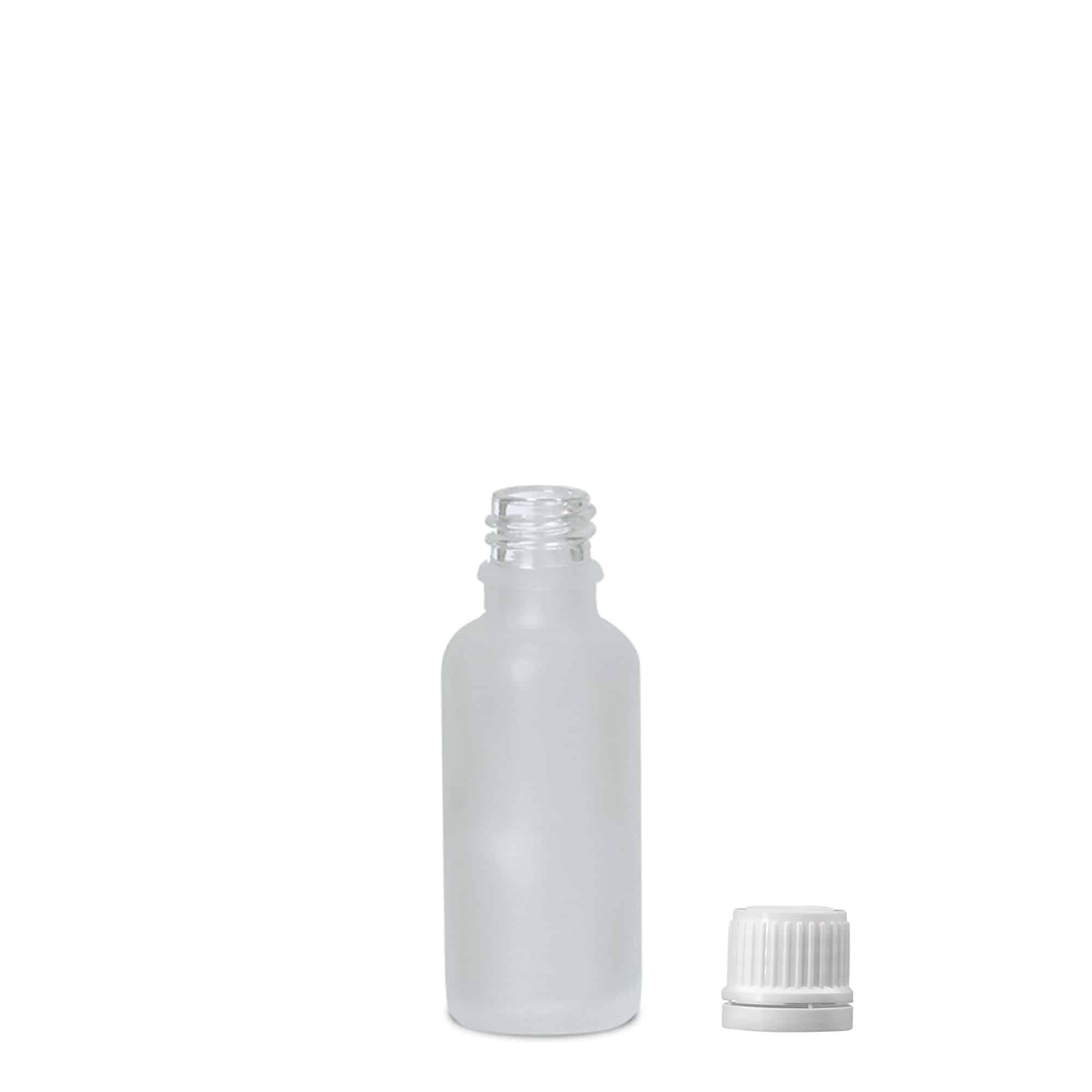 30 ml medicinska bočica, staklo, mat smeđa, grlo: DIN 18
