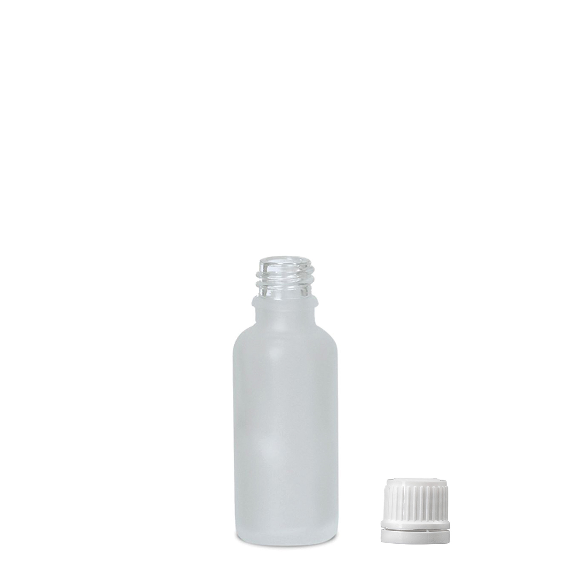 30 ml medicinska bočica, staklo, matirana, grlo: DIN 18 30 ml medicinska bočica, staklo, matirana, grlo: DIN 18