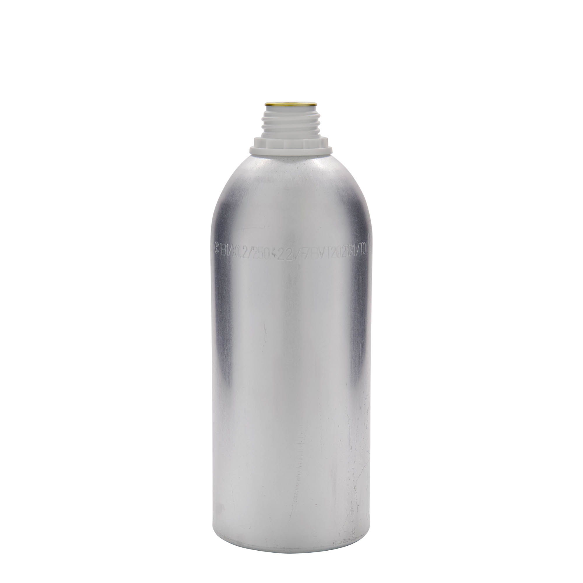 Aluminijumska boca od 1100 ml, metal, srebrna boja, otvor: DIN 32