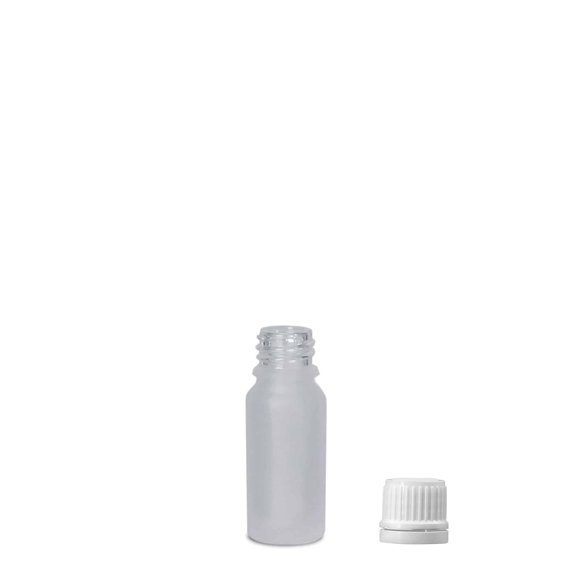 10 ml bočica za lekove, staklena, matirana, otvor: DIN 18