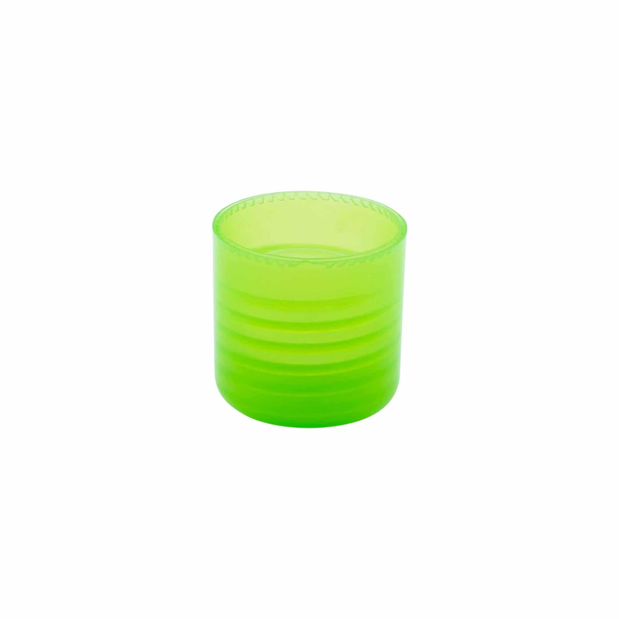 Zatvarač sa navojem sa uloškom za špric, PP-plastika, zelena, za grlo: 24/410 Zatvarač sa navojem sa uloškom za špric, PP-plastika, zelena, za grlo: 24/410