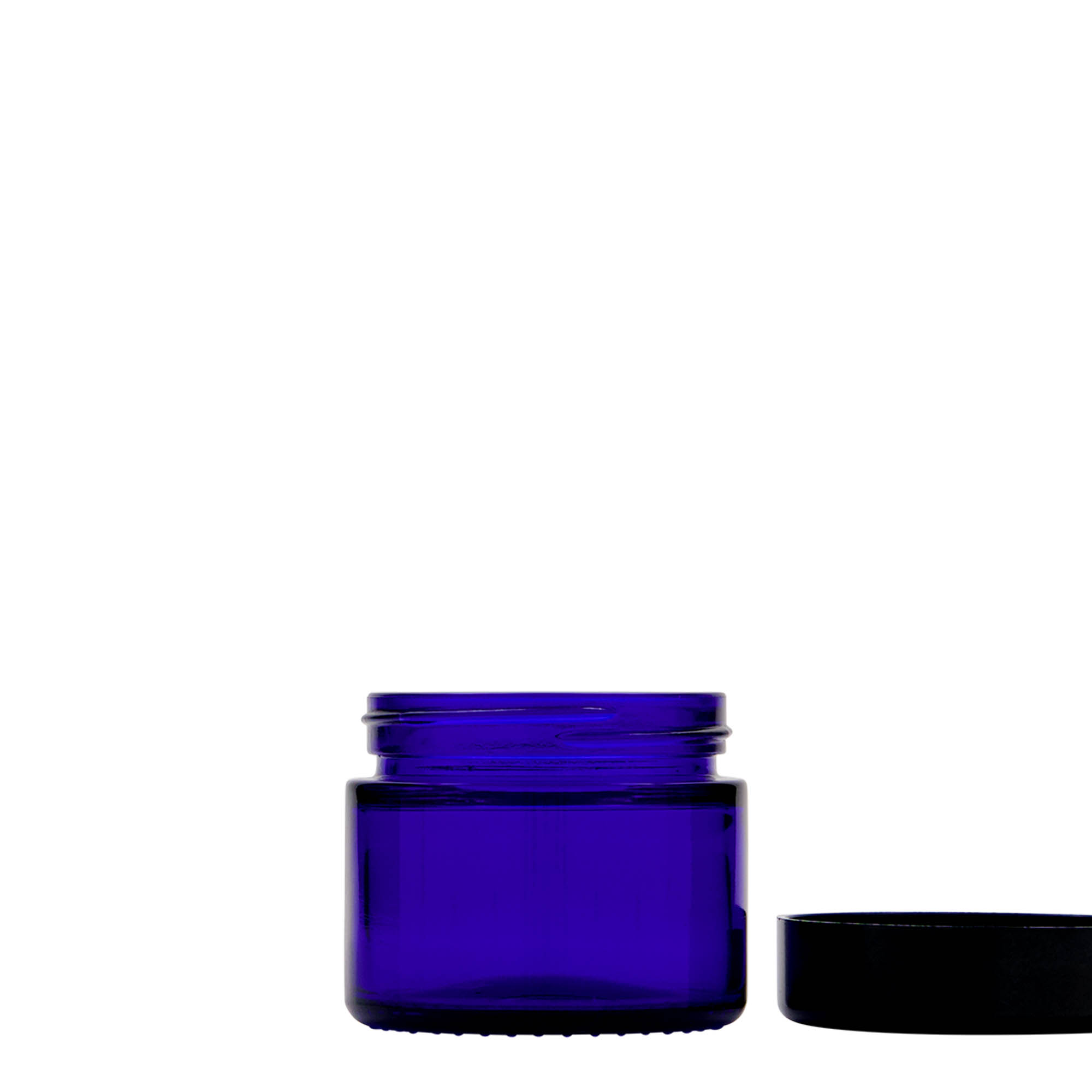 50 ml tegla 'Blue Edition', staklo, kraljevsko plava, otvor: navojni poklopac 50 ml tegla 'Blue Edition', staklo, kraljevsko plava, otvor: navojni poklopac