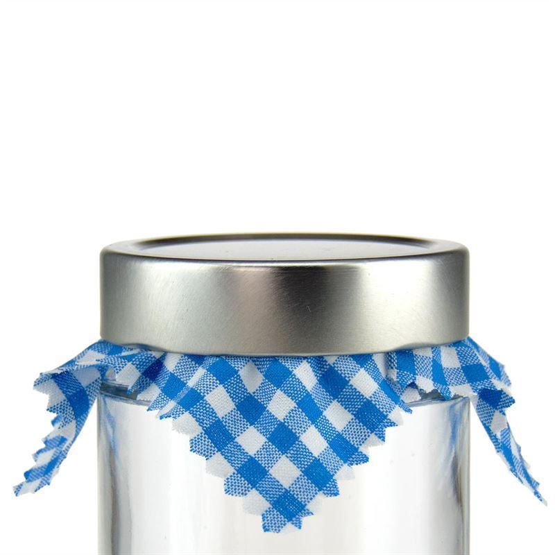 Tkanina podmetači karo 12x12, kvadratni, tekstil, plavi, otvor: TO38-TO53
