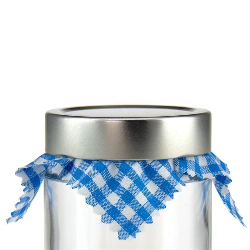 Tkanina podmetači karo 12x12, kvadratni, tekstil, plavi, otvor: TO38-TO53