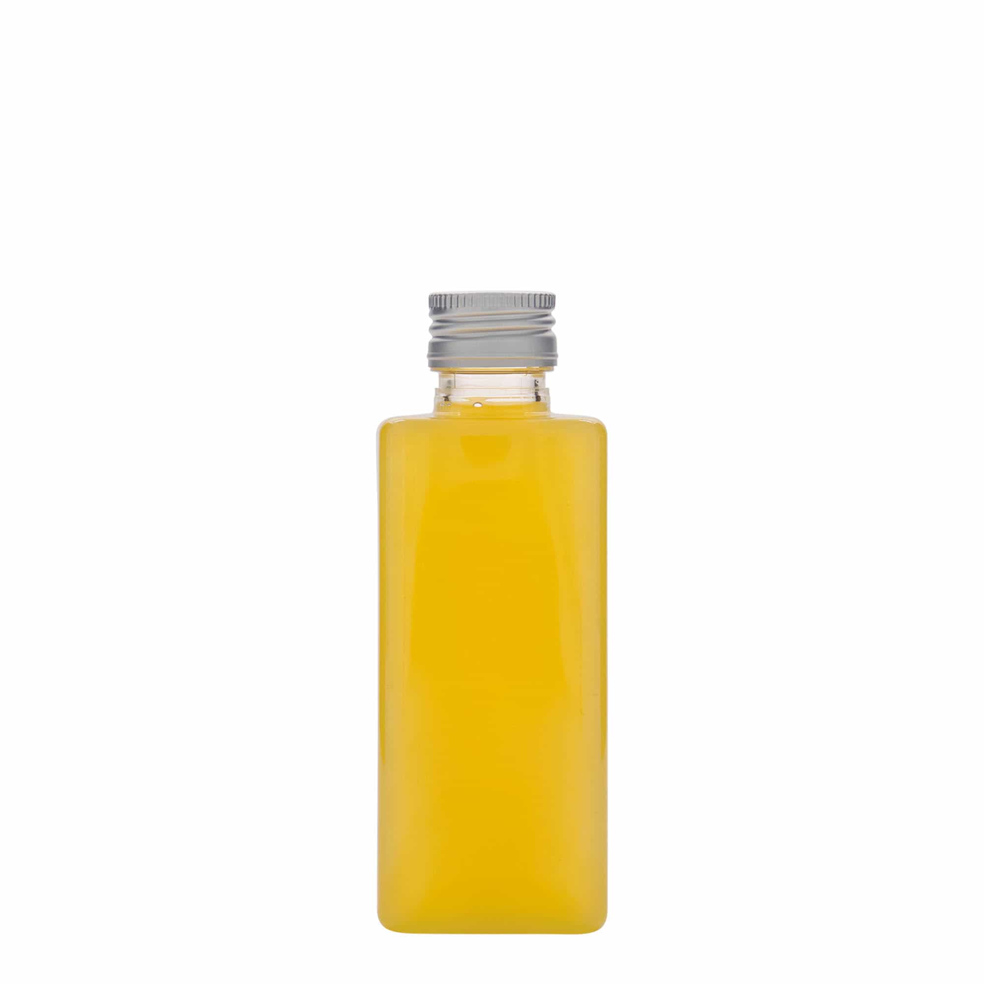 250 ml PET-flaša 'Karl', kvadratna, plastika, grlo: PP 28