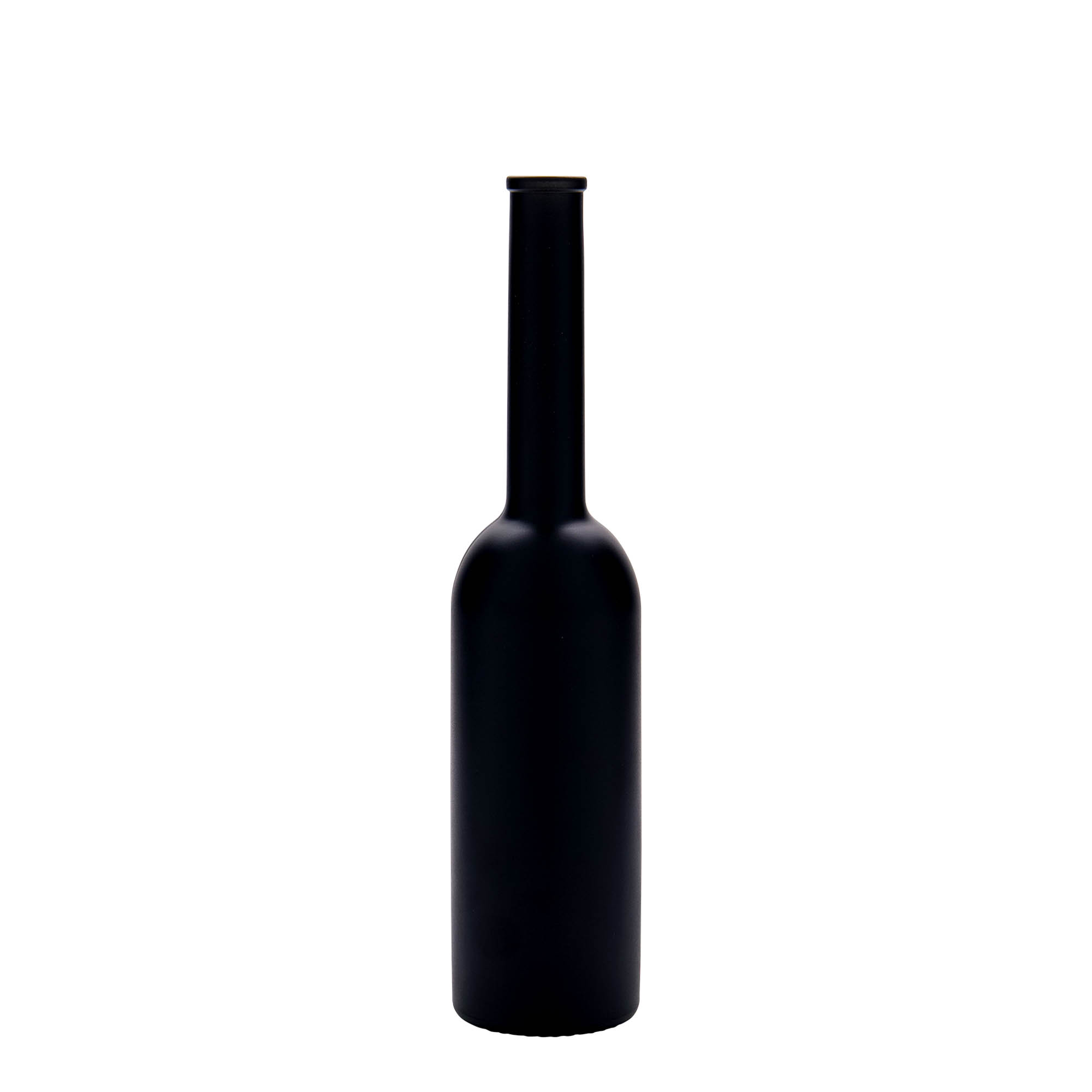 200 ml staklena flaša 'Opera', crna, grlo: pluta 200 ml staklena flaša 'Opera', crna, grlo: pluta