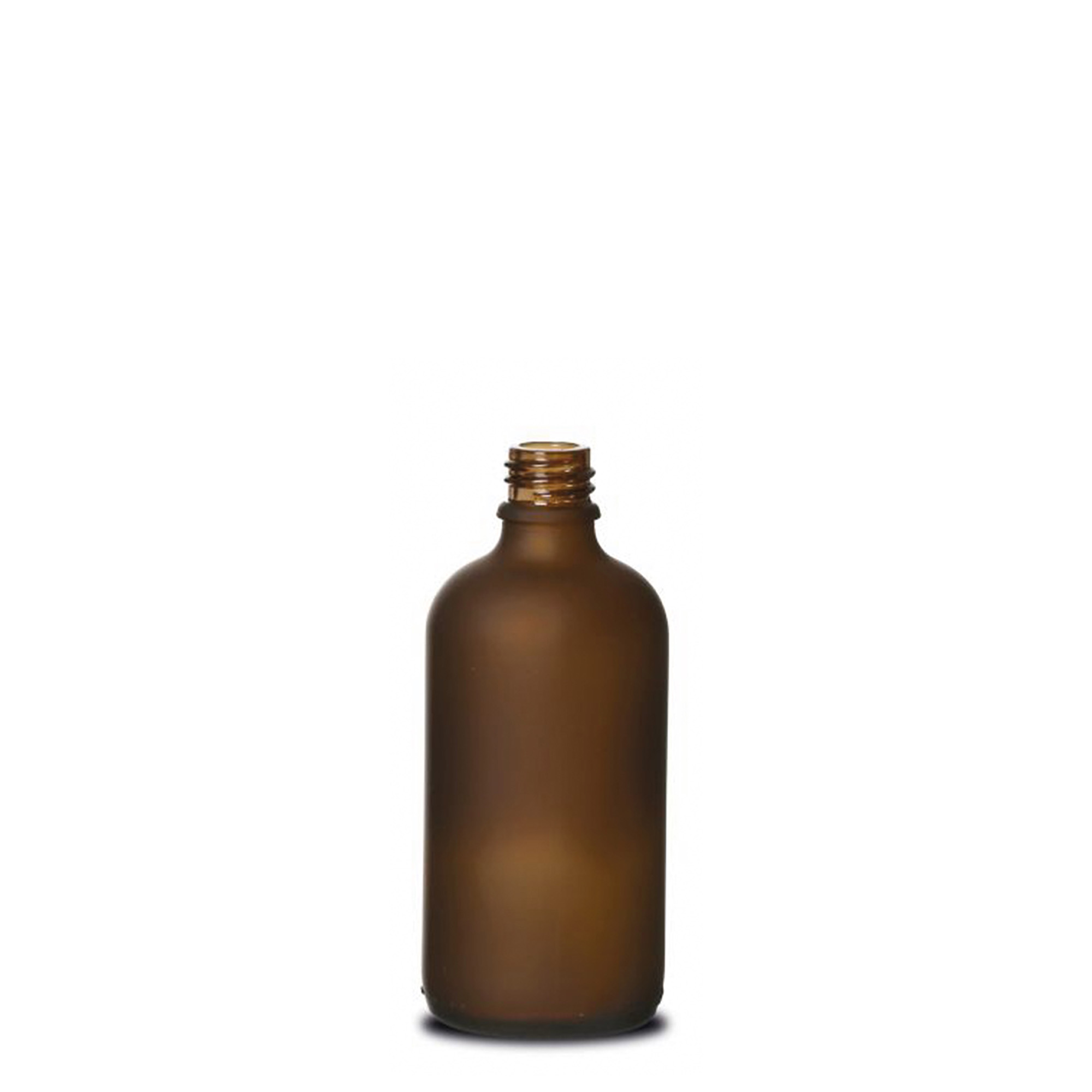 100 ml medicinska bočica, staklena, braon matirana, grlo: DIN 18 100 ml medicinska bočica, staklena, braon matirana, grlo: DIN 18