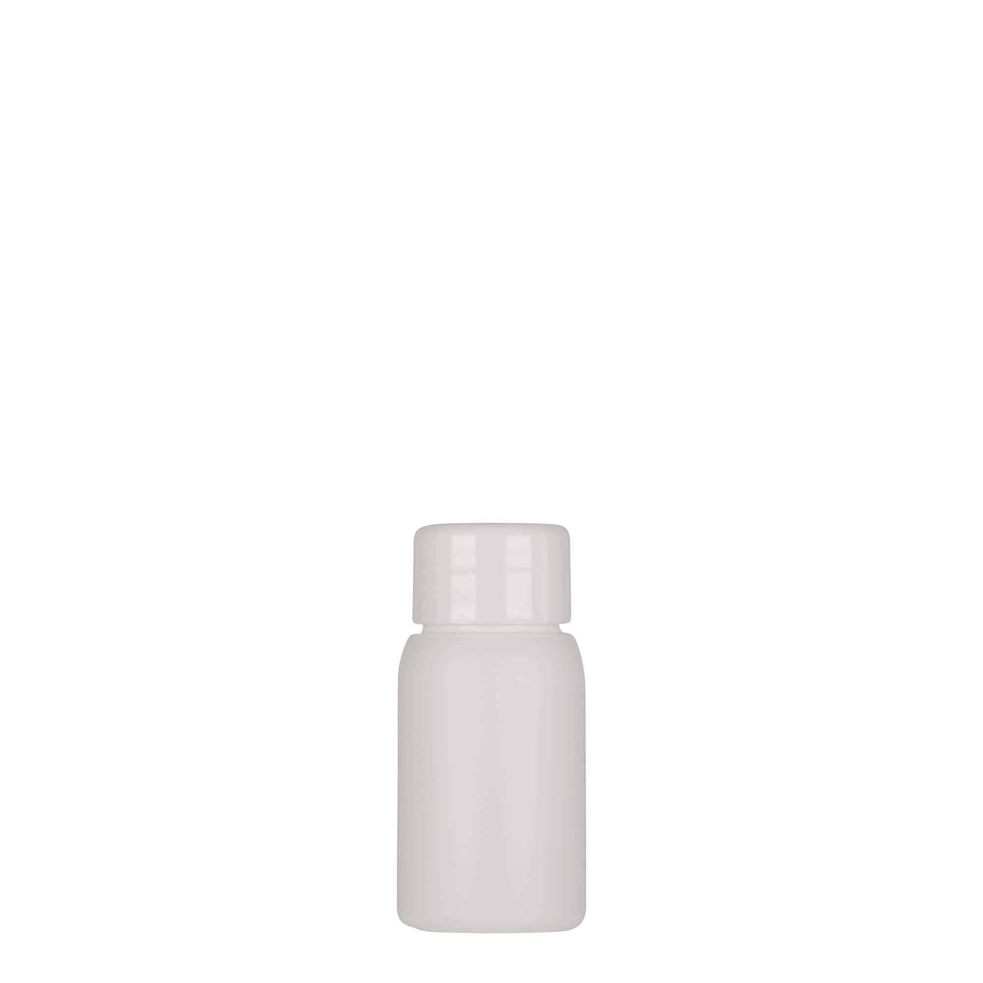 Plastična boca od 30 ml 'Tuffy', HDPE, bela, otvor: GPI 24/410