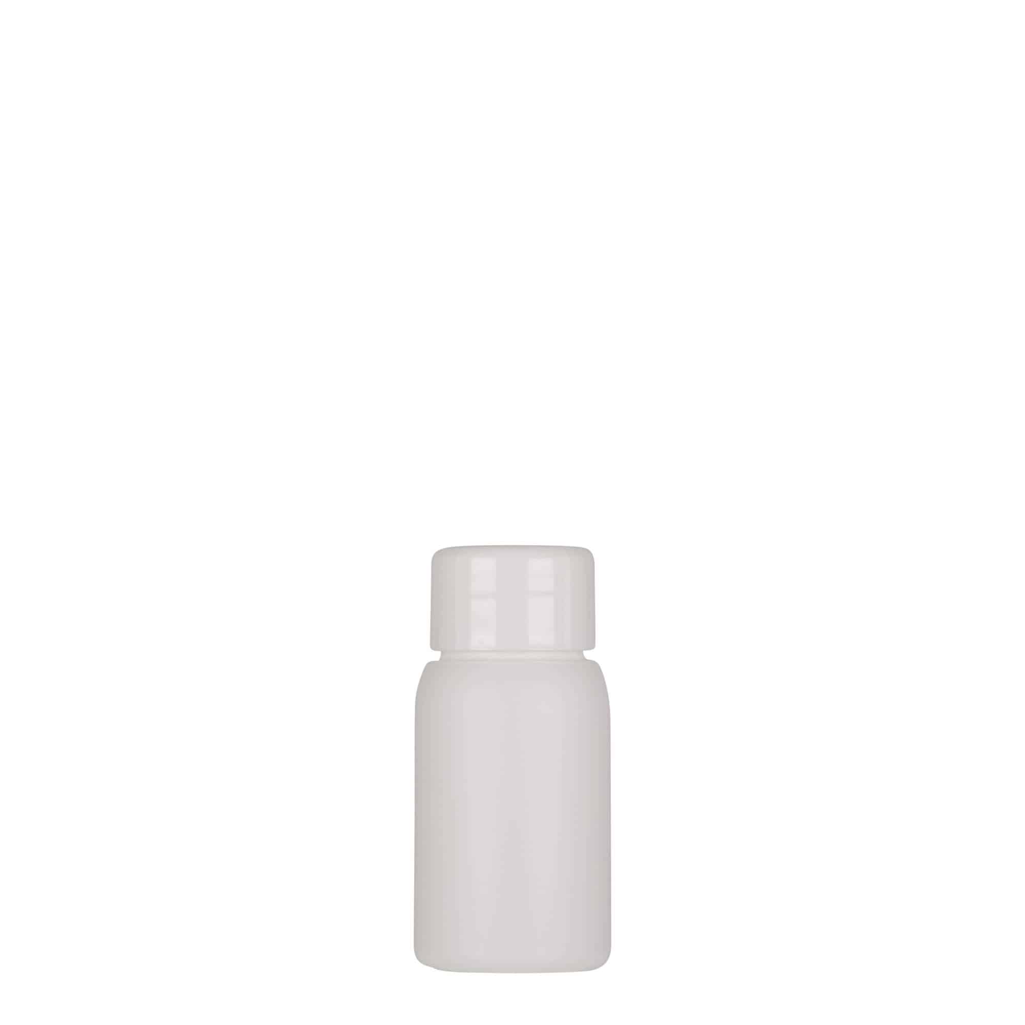 30 ml plastična bočica 'Tuffy', HDPE, bela, grlo: 24/410