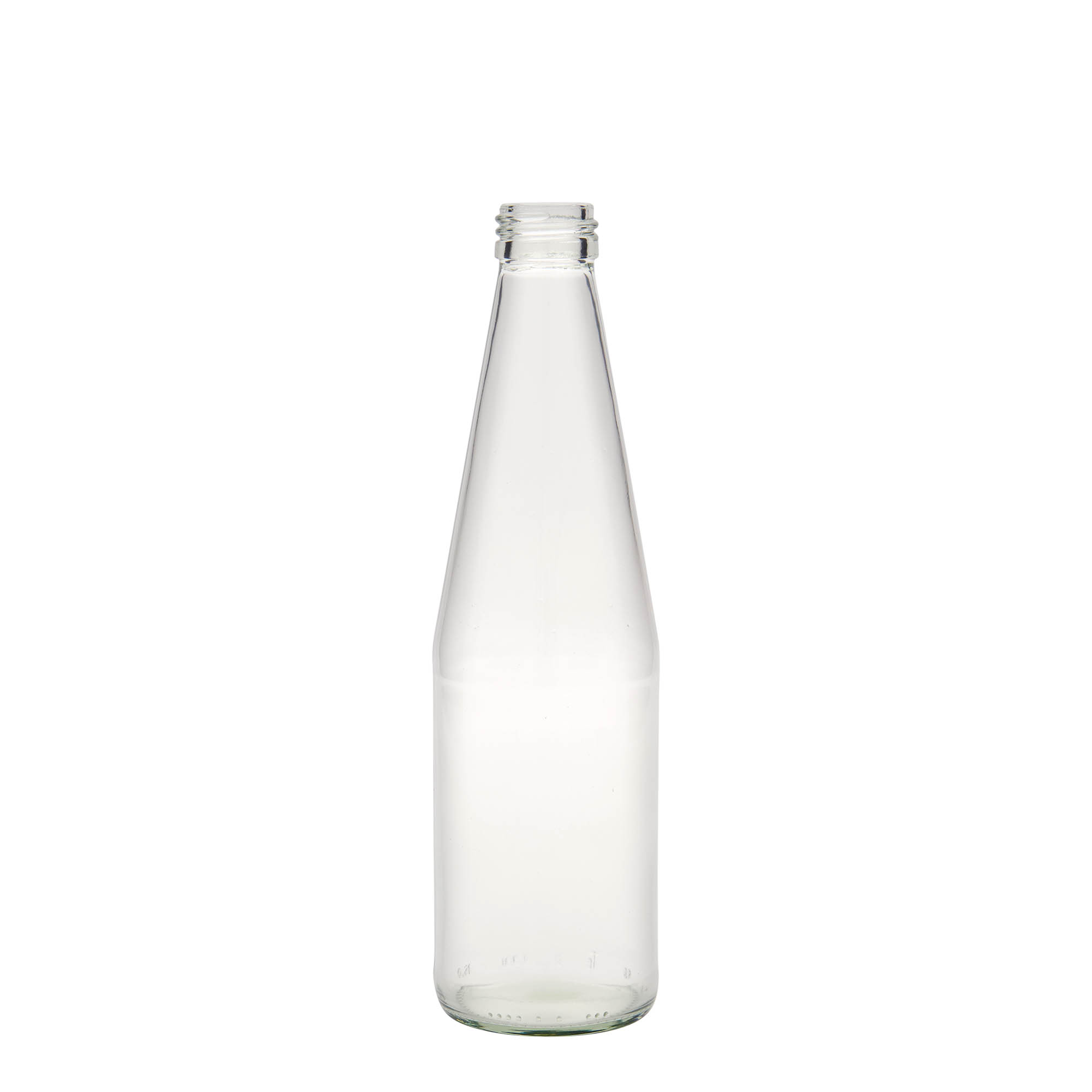 330 ml univerzalna flaša u obliku šargarepe, staklo, grlo: PP 28 330 ml univerzalna flaša u obliku šargarepe, staklo, grlo: PP 28