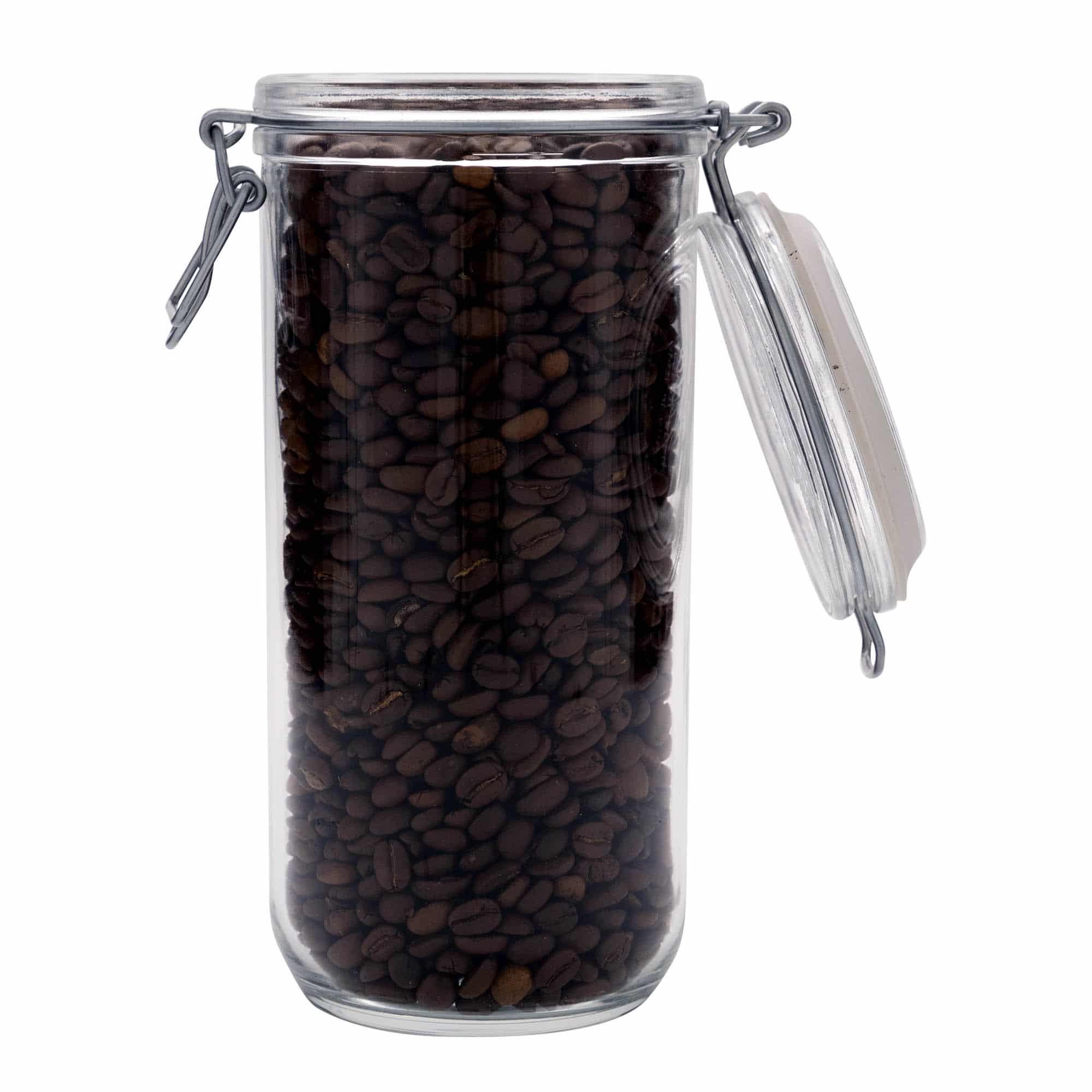 1.000 ml staklena tegla sa žičanim zatvaračem 'Fido', otvor: žičani zatvarač