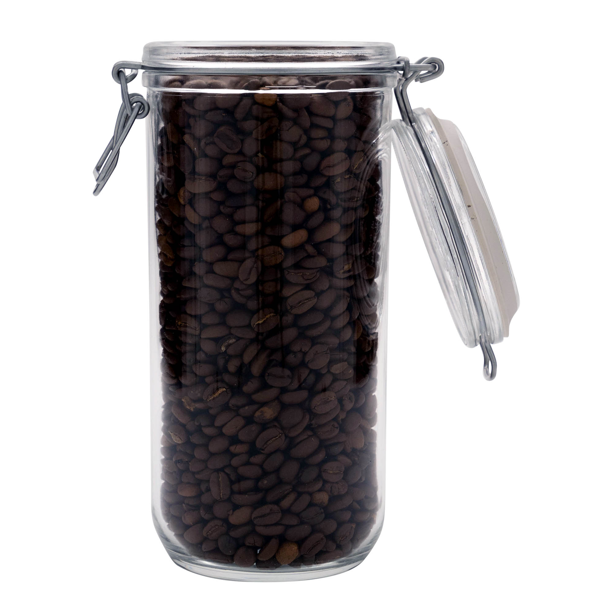 1.000 ml staklena tegla sa žičanim zatvaračem 'Fido', otvor: žičani zatvarač