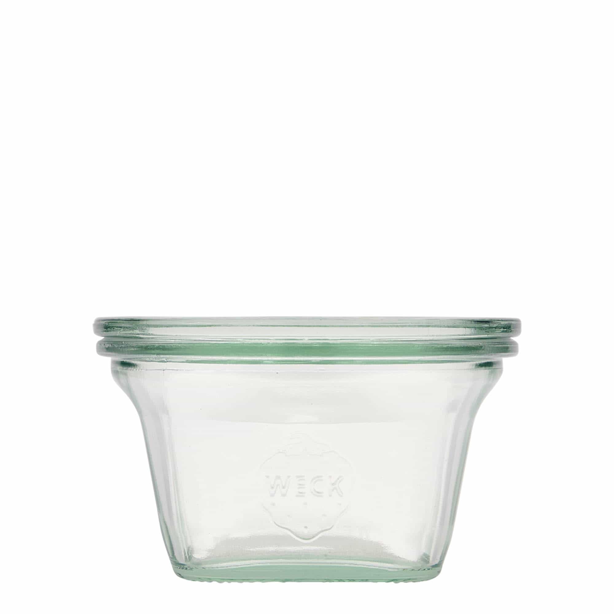 WECK kvadro tegle od 290 ml, kvadratna, otvor: Okrugli rub WECK kvadro tegle od 290 ml, kvadratna, otvor: Okrugli rub