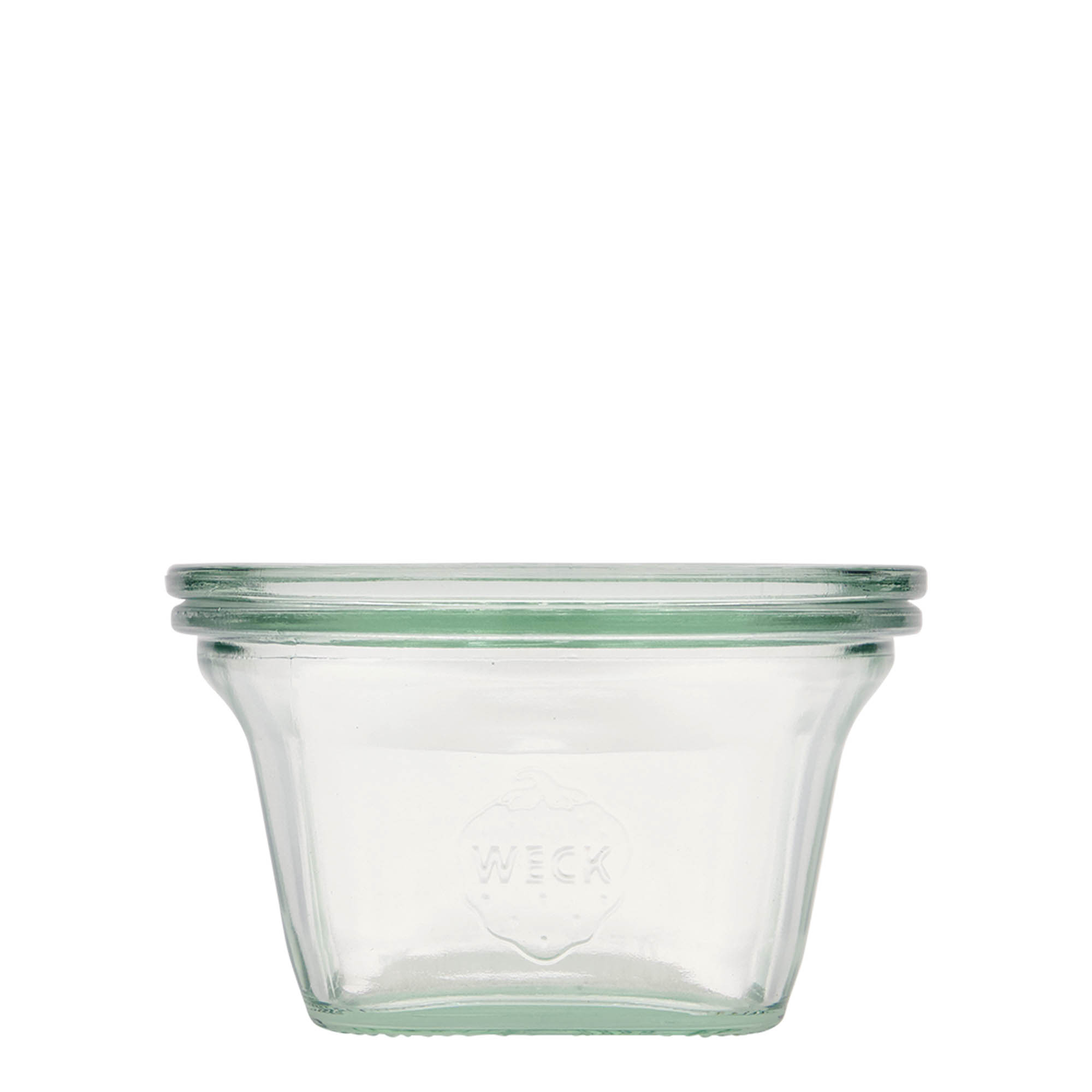 290 ml WECK-Quadroglas, kvadratno, otvor: okrugli rub 290 ml WECK-Quadroglas, kvadratno, otvor: okrugli rub