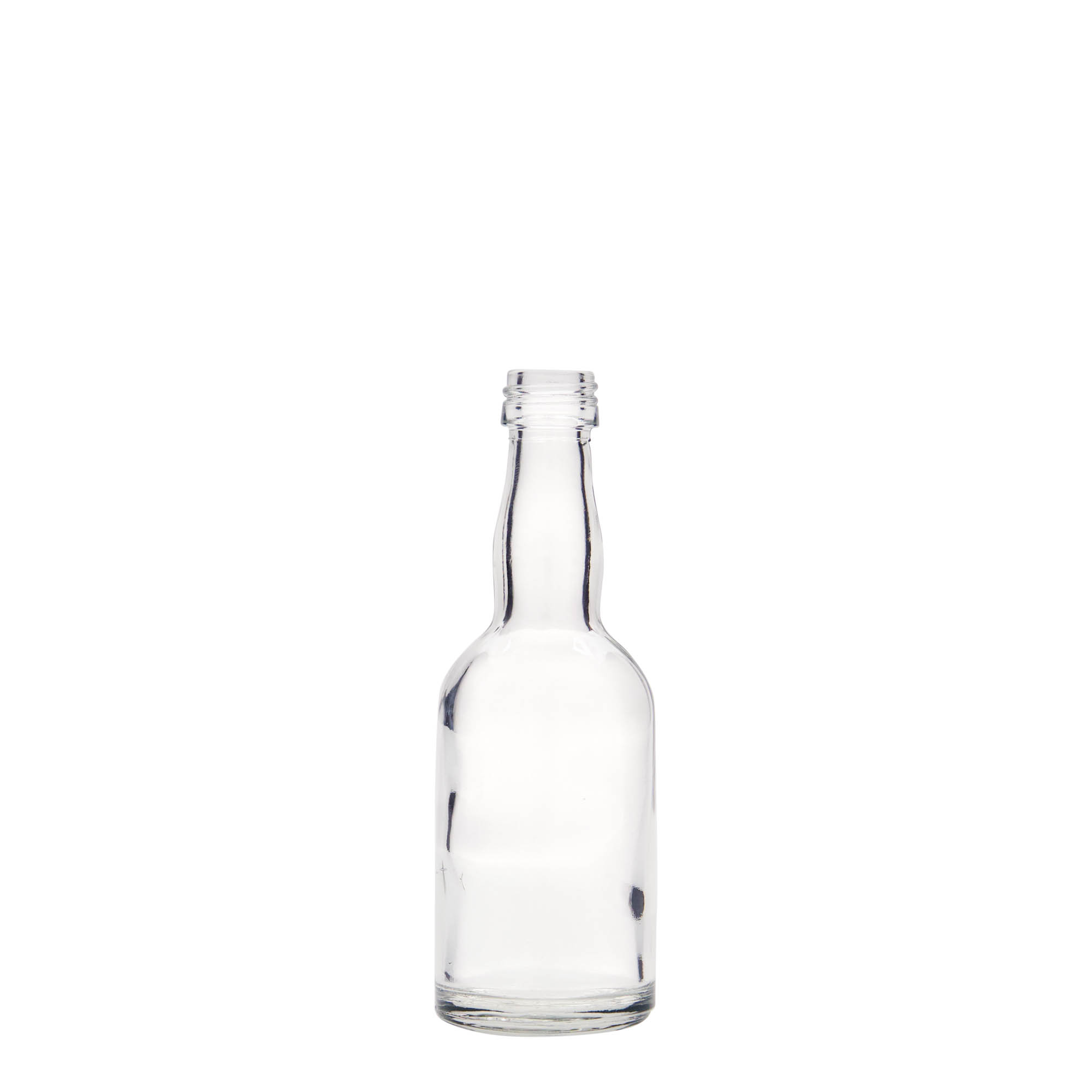 50 ml staklena flaša 'Proba', grlo: PP 18