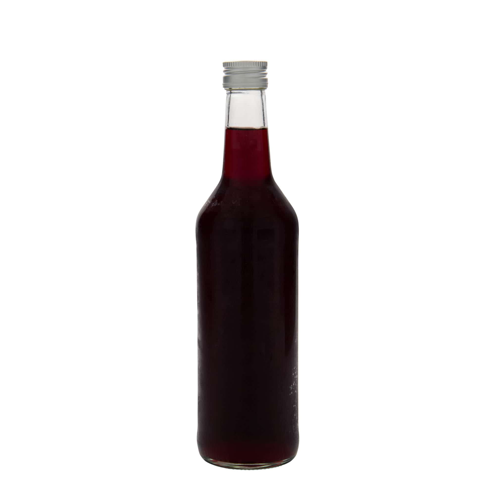 500 ml staklena flaša sa ravnim vratom, otvor: PP 28