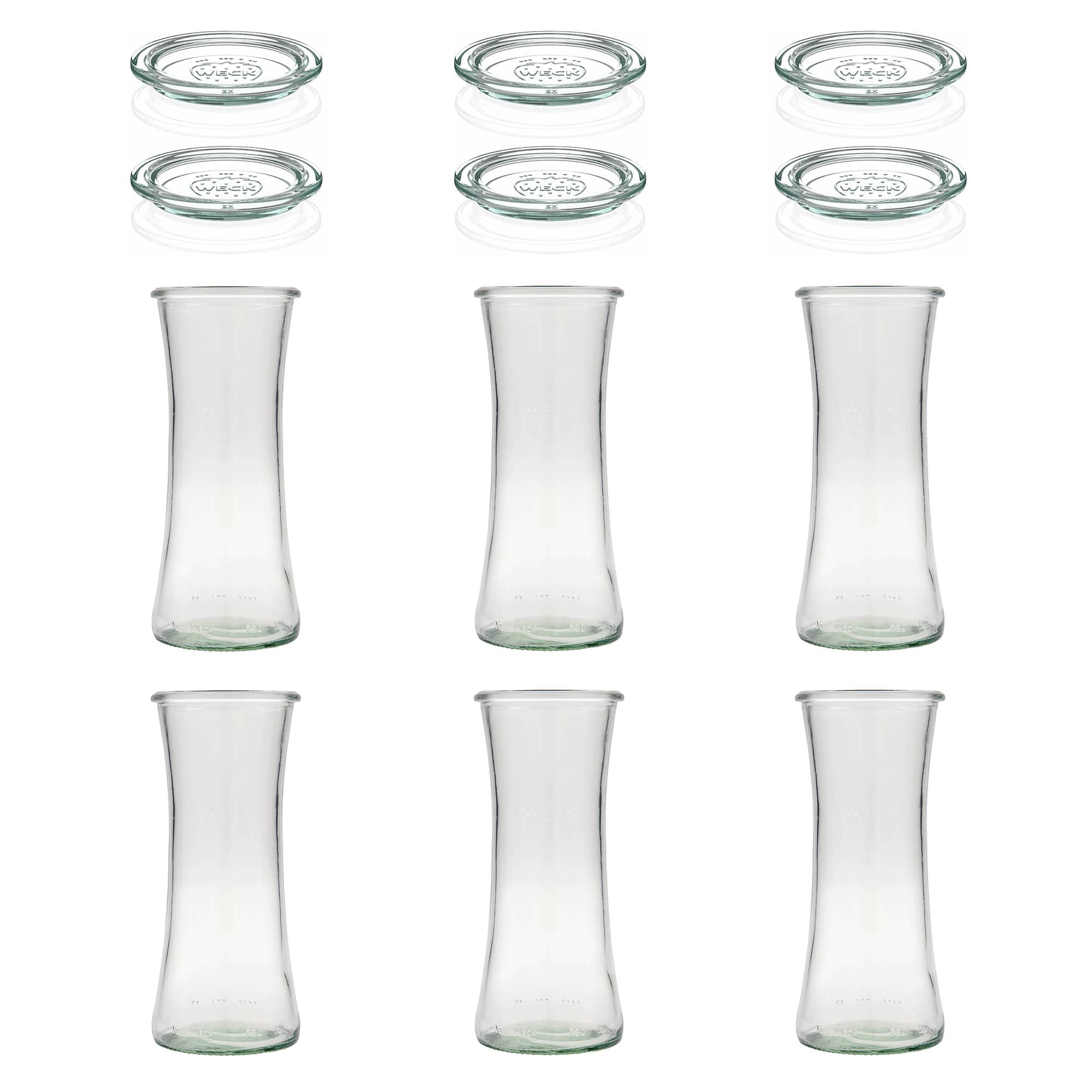 6x 730 ml WECK-gurmanska tegla sa staklenim poklopcem RR 80