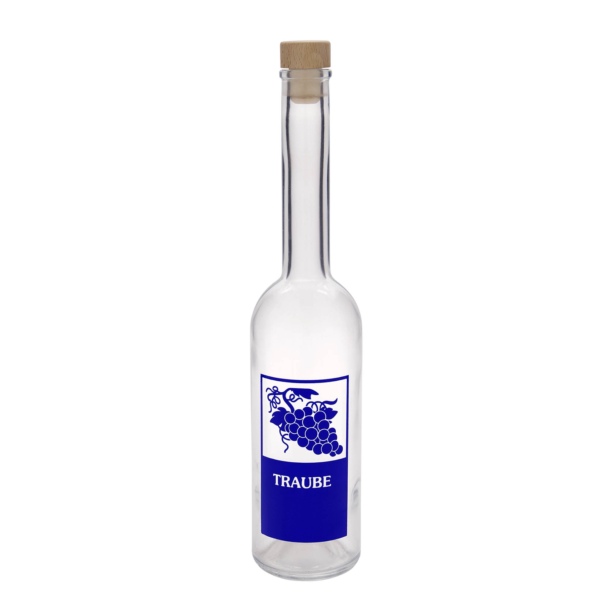 500 ml staklena boca 'Opera', motiv: grozd, otvor: čep 500 ml staklena boca 'Opera', motiv: grozd, otvor: čep